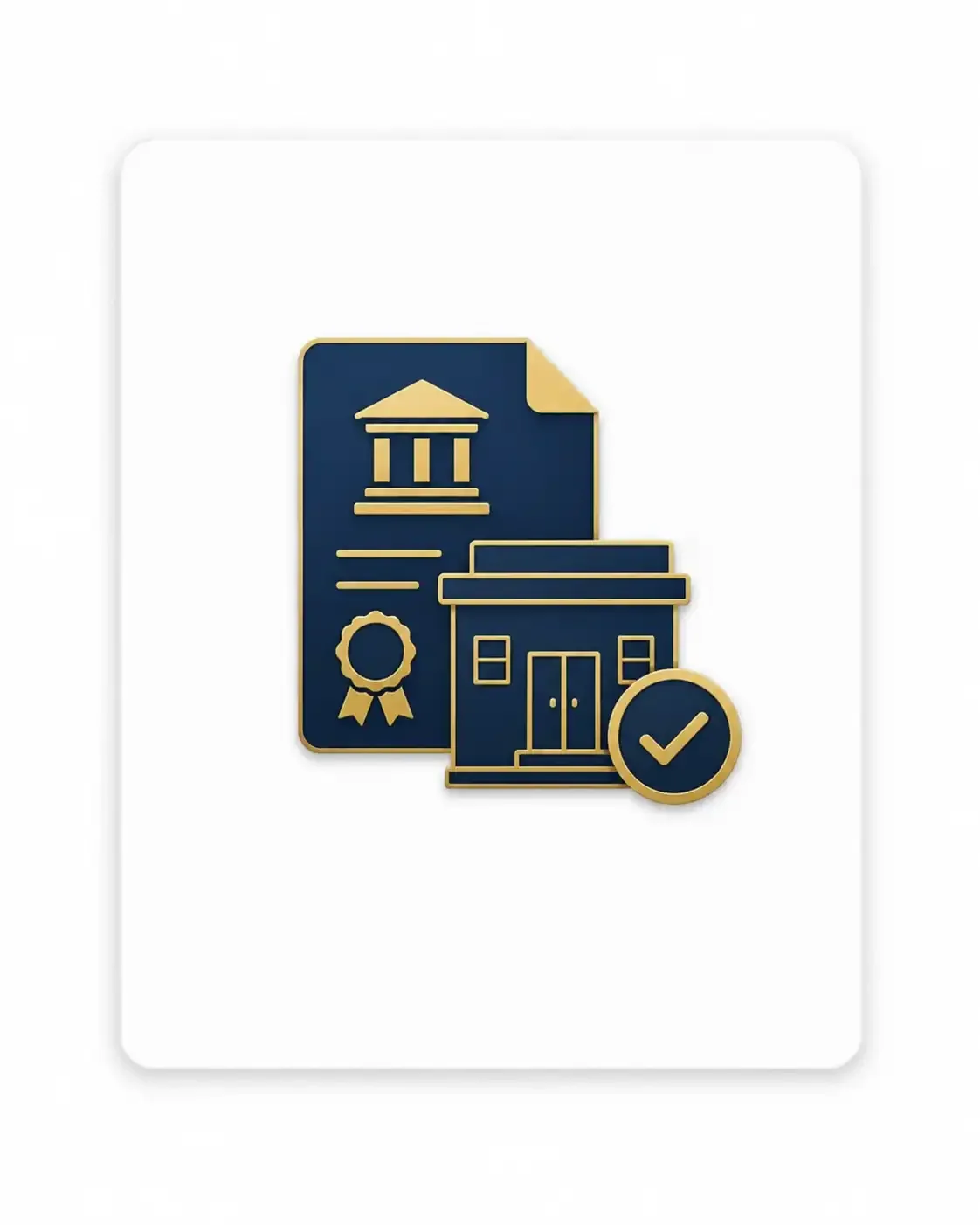 Business registration services icon