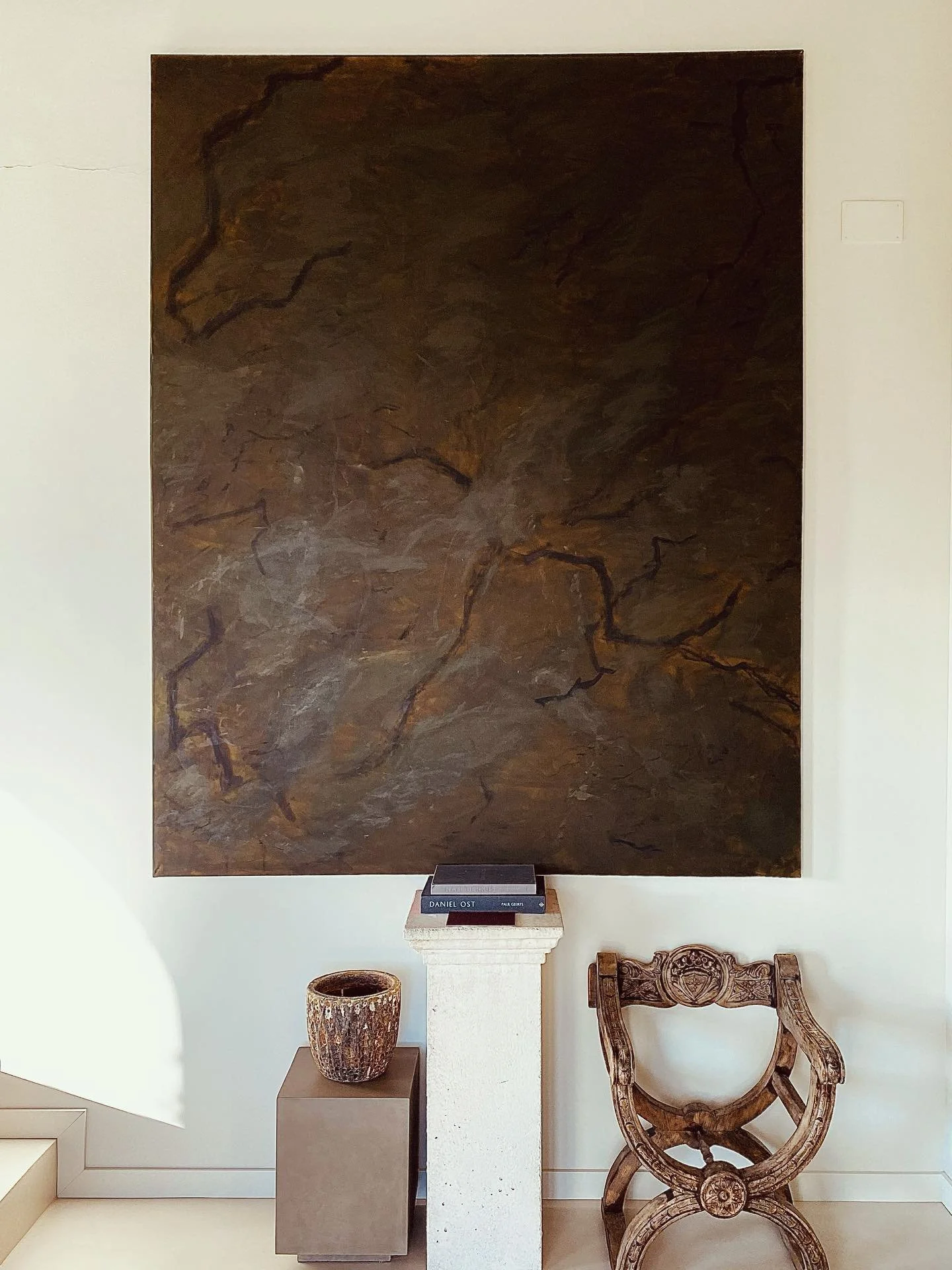 UNTITLED, 190 x 230cm charcoal, acrylic and pigment on canvas.
.
.
.
#contemporarypainting #contemporaryartist #abstractartist #abstractpainting