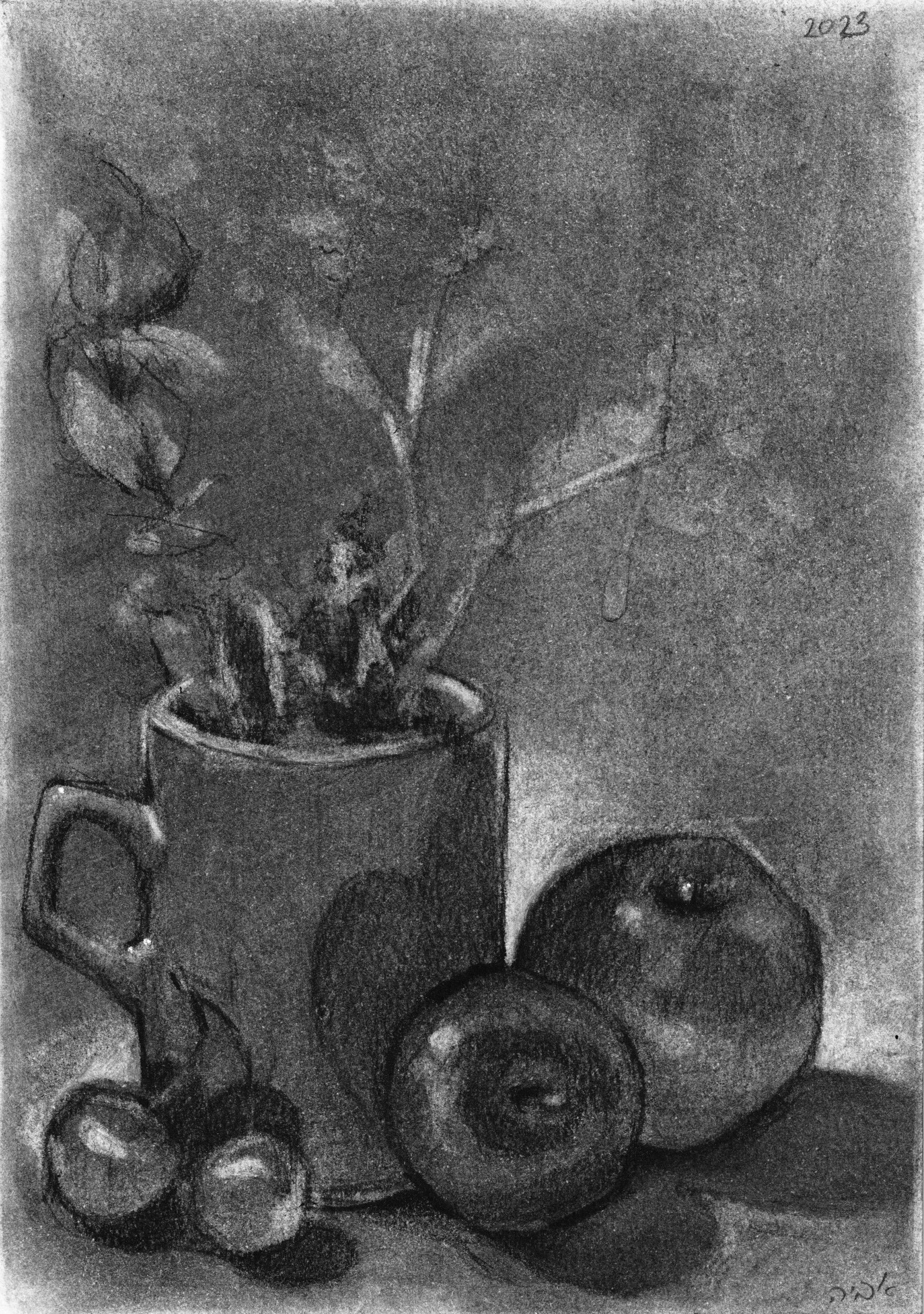 CHARCOAL ON PAPER