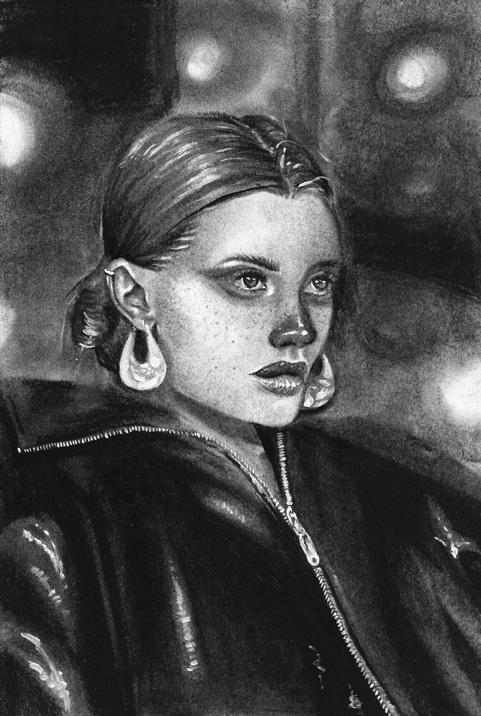 CHARCOAL ON PAPER
