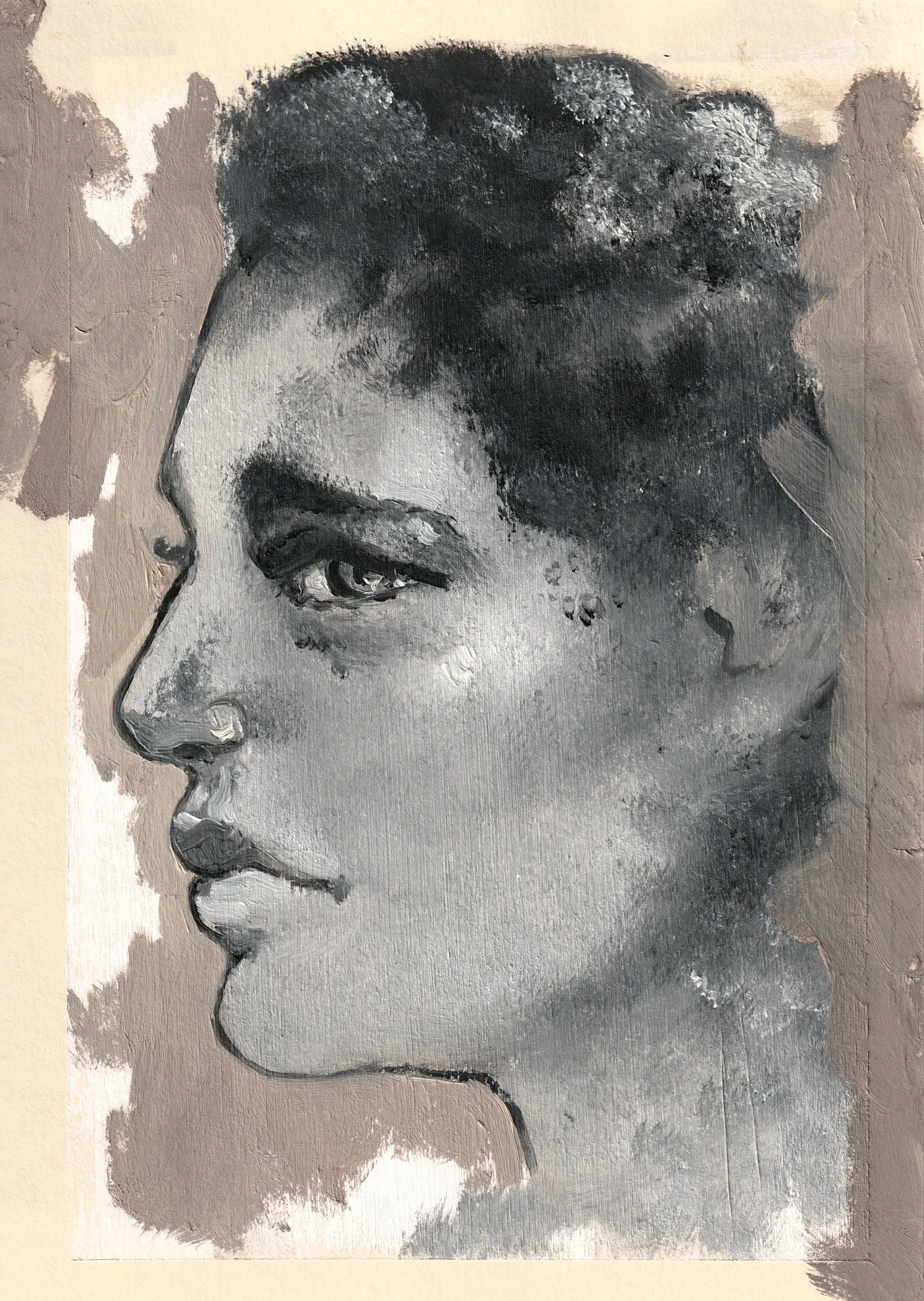 OIL ON PAPER