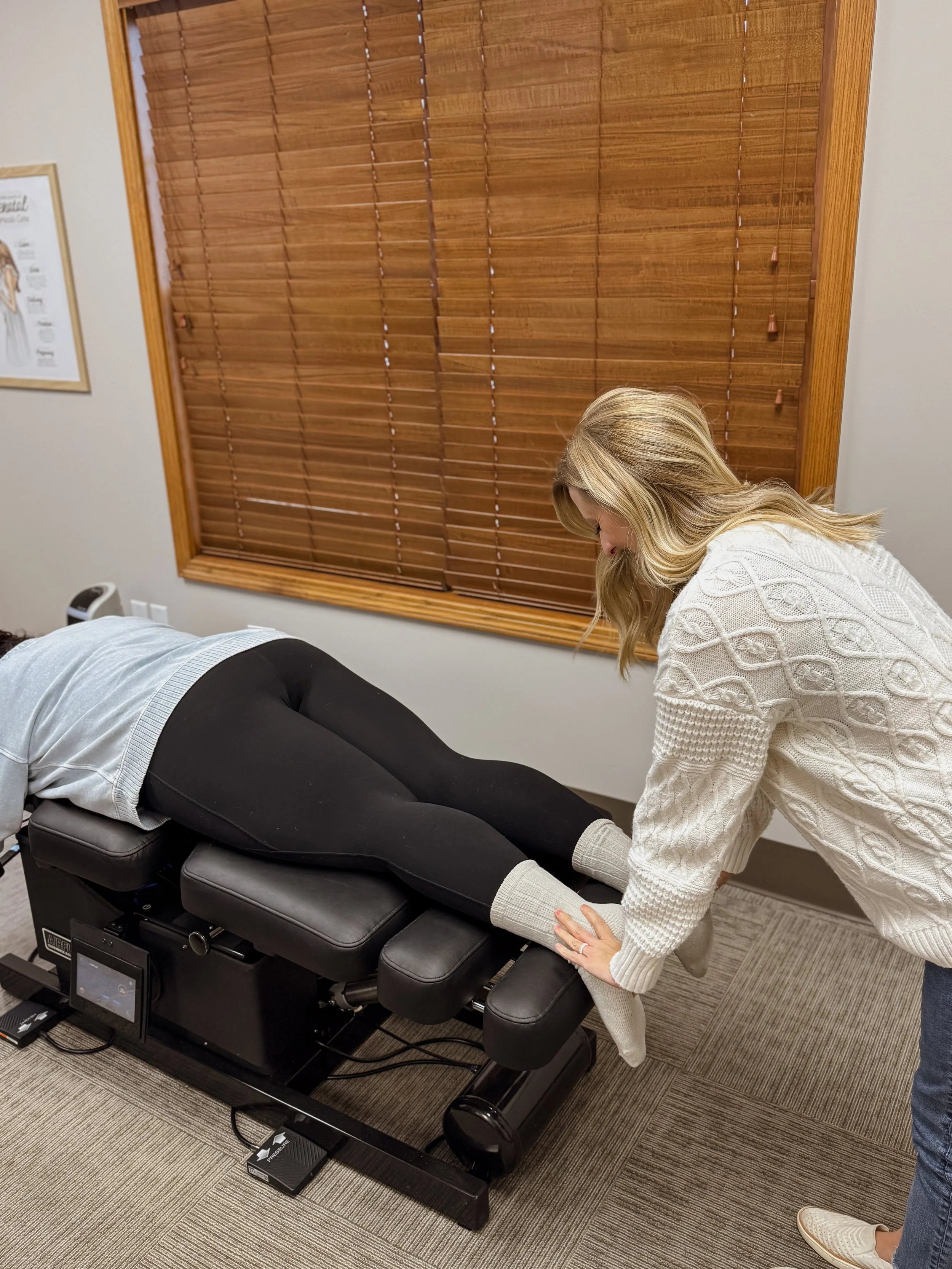 Hands-on chiropractic therapy designed to reduce discomfort and support the body’s natural healing process.