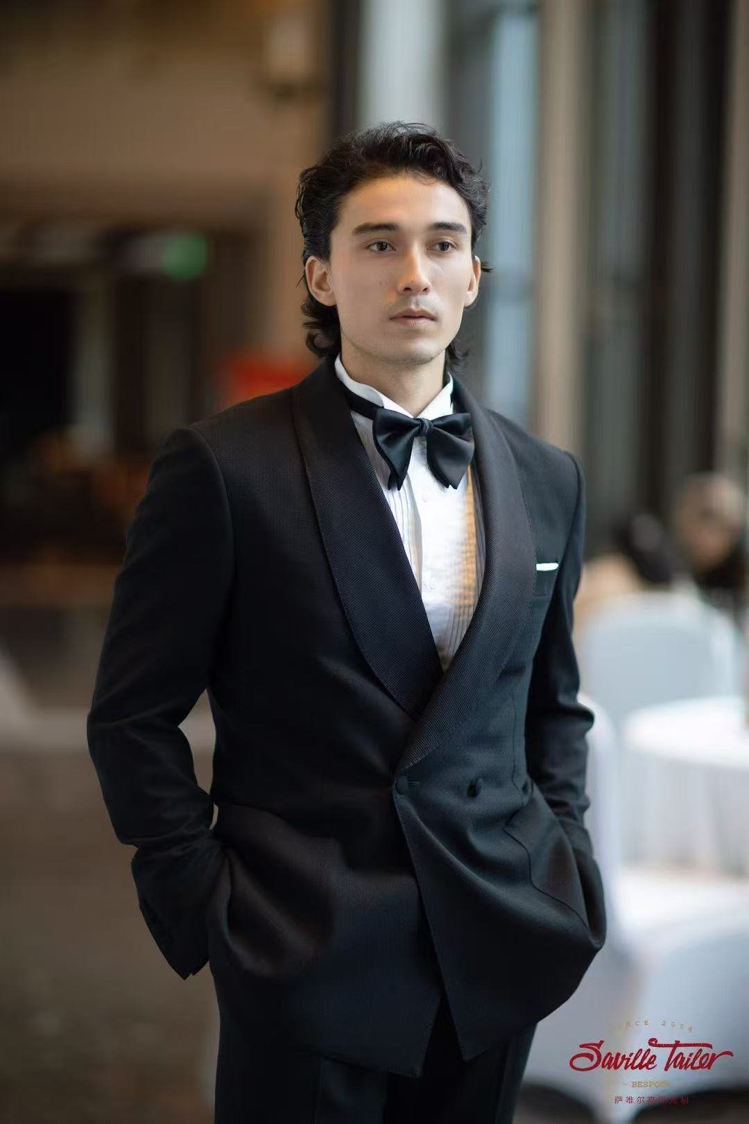 A Black Tuxedo used for a wedding celerbation