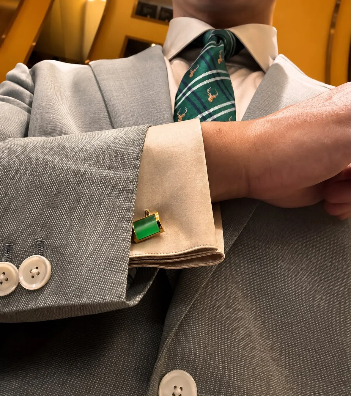 Bespoke suit allows for customisationto fit your needs.