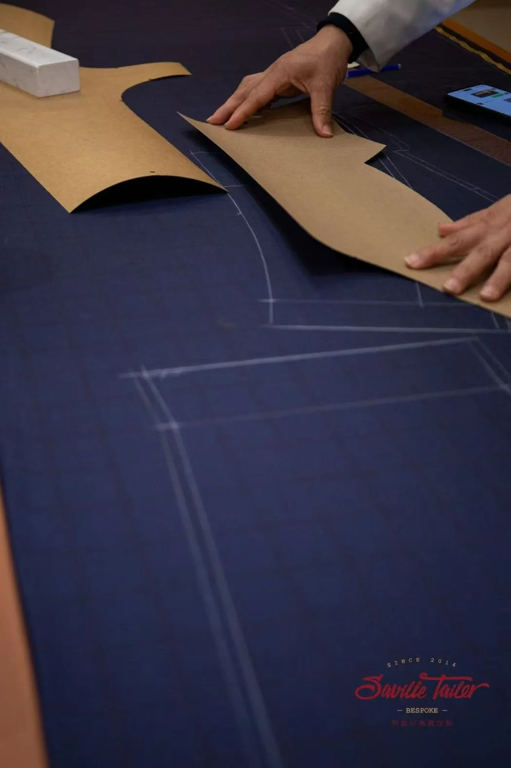 True bespoke suits are handmade.