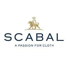 SCABAL logo with lion and crown, tagline 'A Passion for Cloth'.
