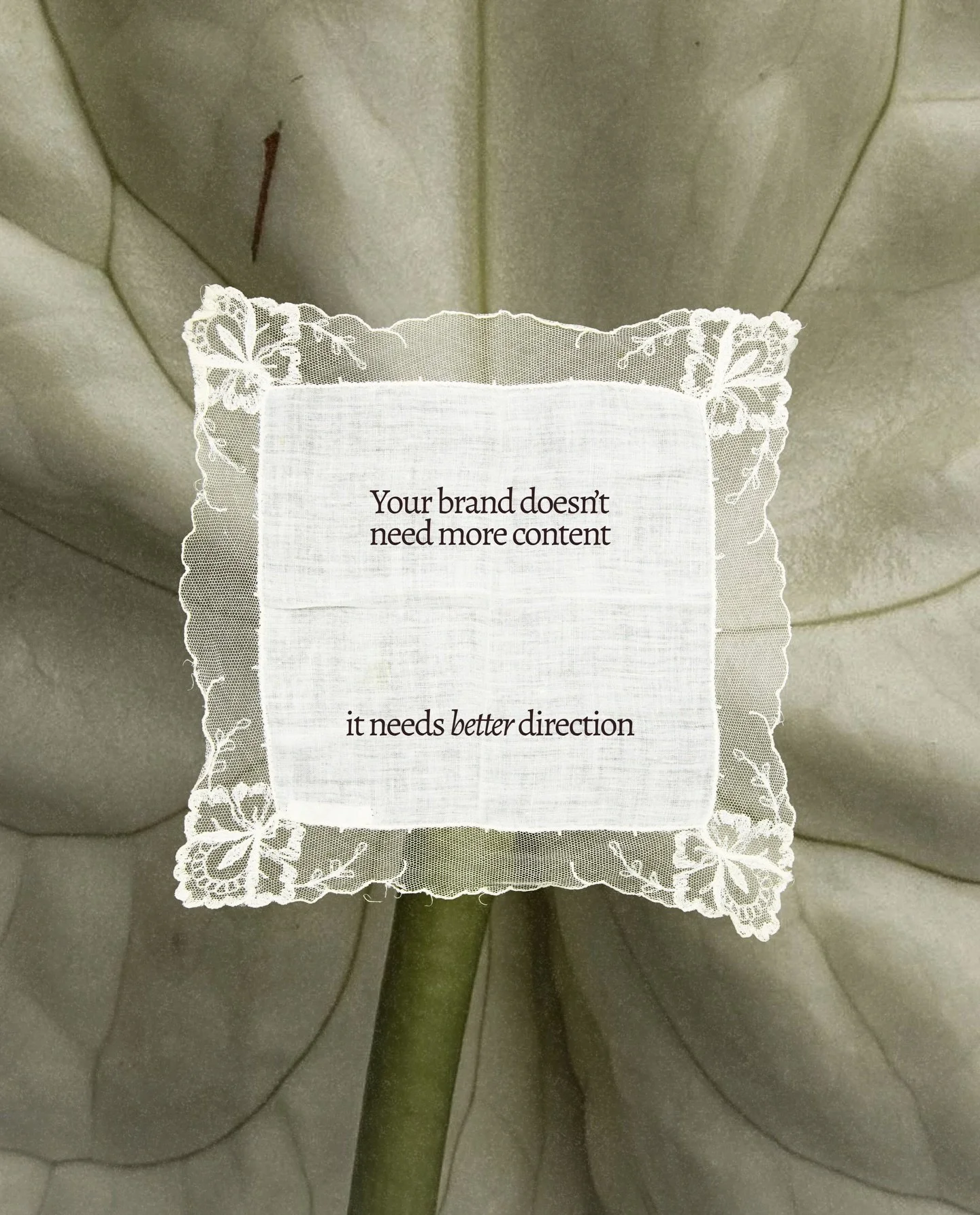 This is something I see all the time as someone who works with brands.

You&rsquo;re posting consistently, showing up on stories, sending emails, creating freebies, essentially doing everything you&rsquo;ve been told will grow your brand and yet, som