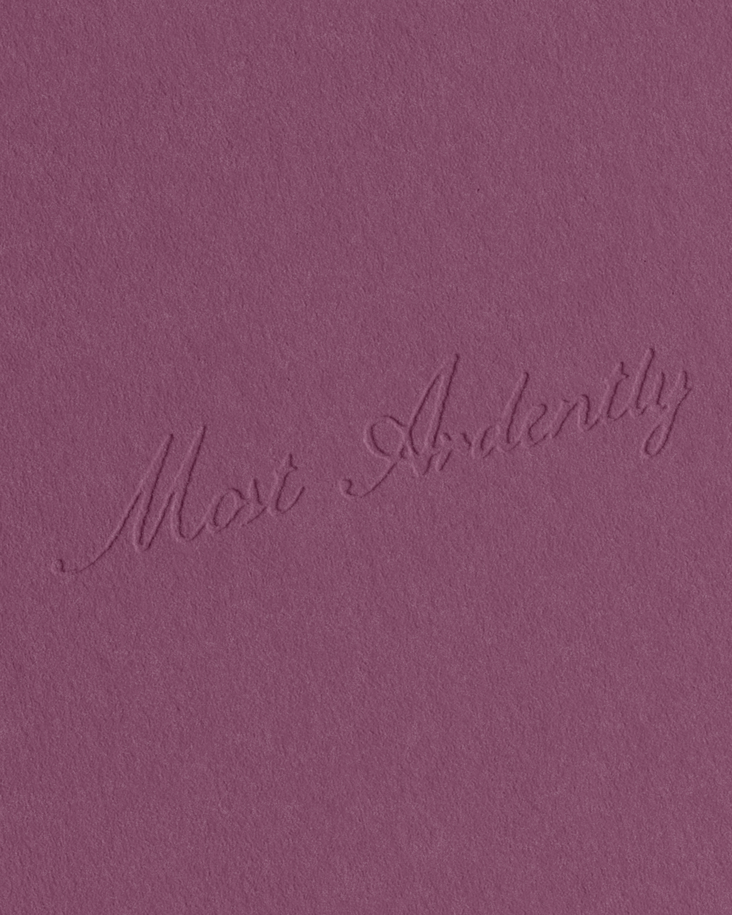 Most Ardently