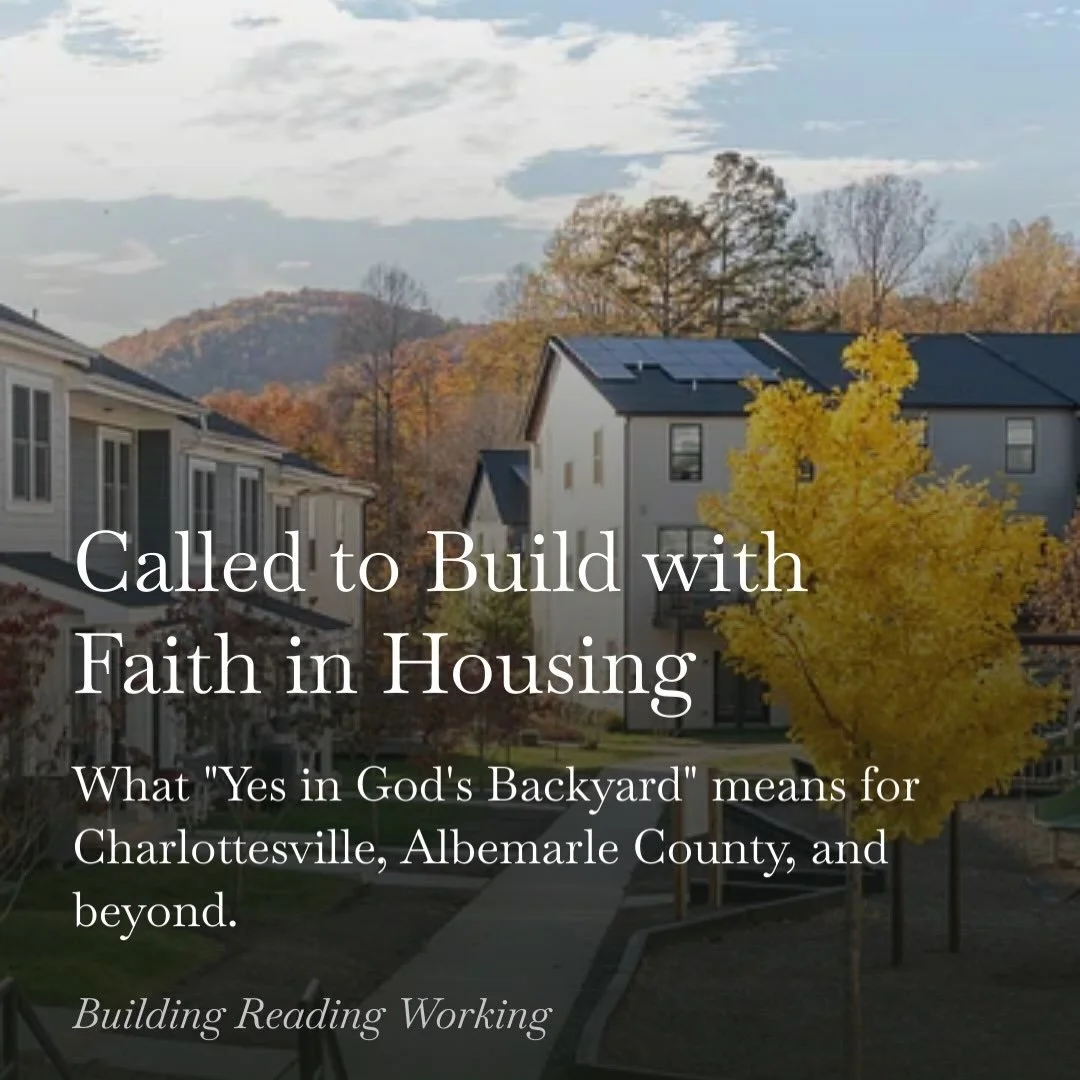 🗞️Extra! Extra! Read all about it! For congregations that have considered housing on their property, Virginia&rsquo;s Faith In Housing Act removes one of the biggest obstacles: the time, cost, and uncertainty of asking a local government to change t