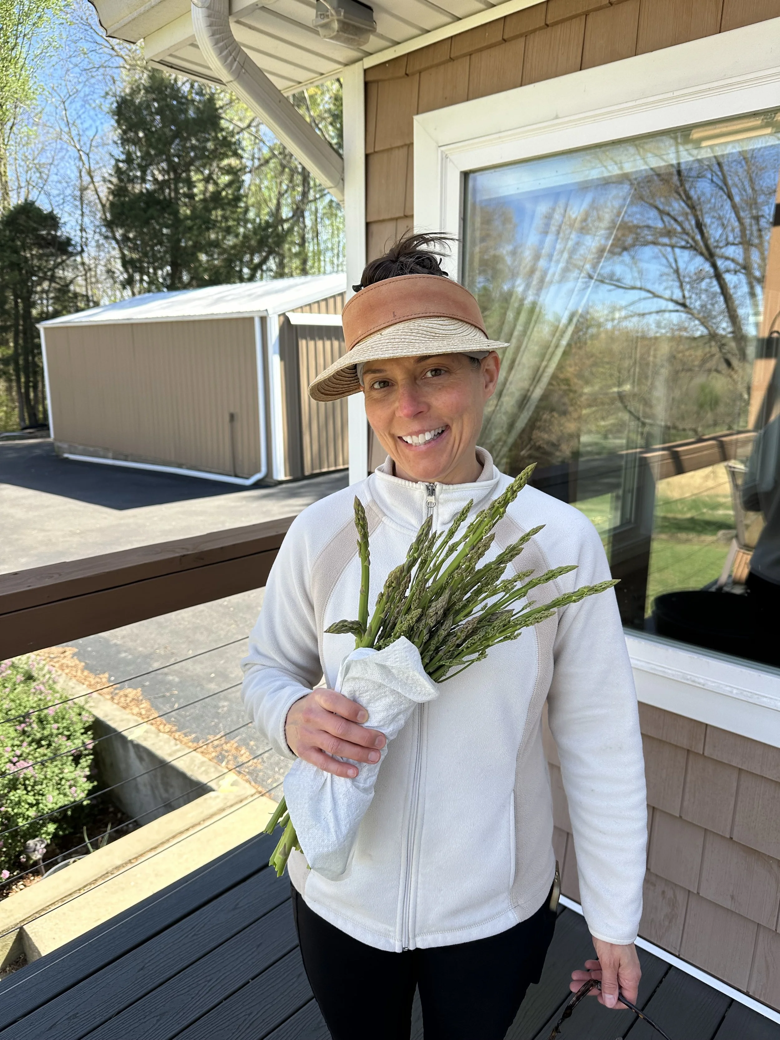 Horizontal asparagus anyone?