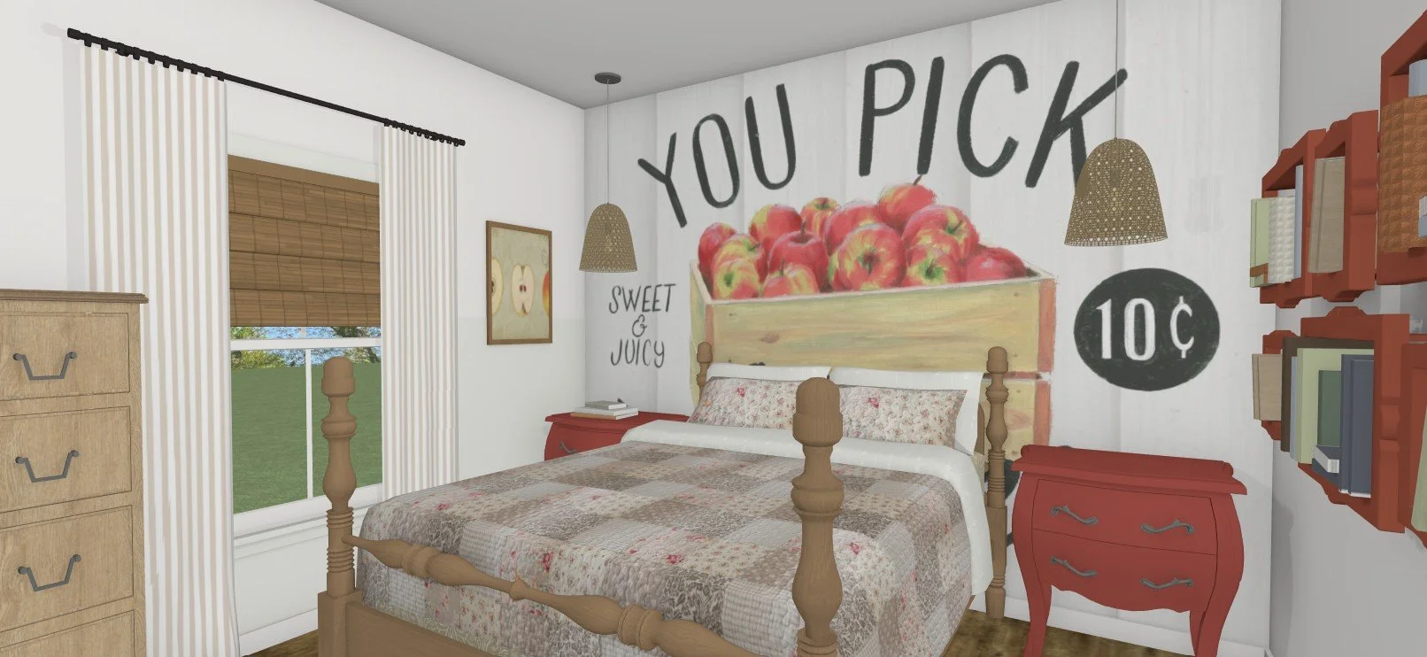 Apple Orchard bedroom