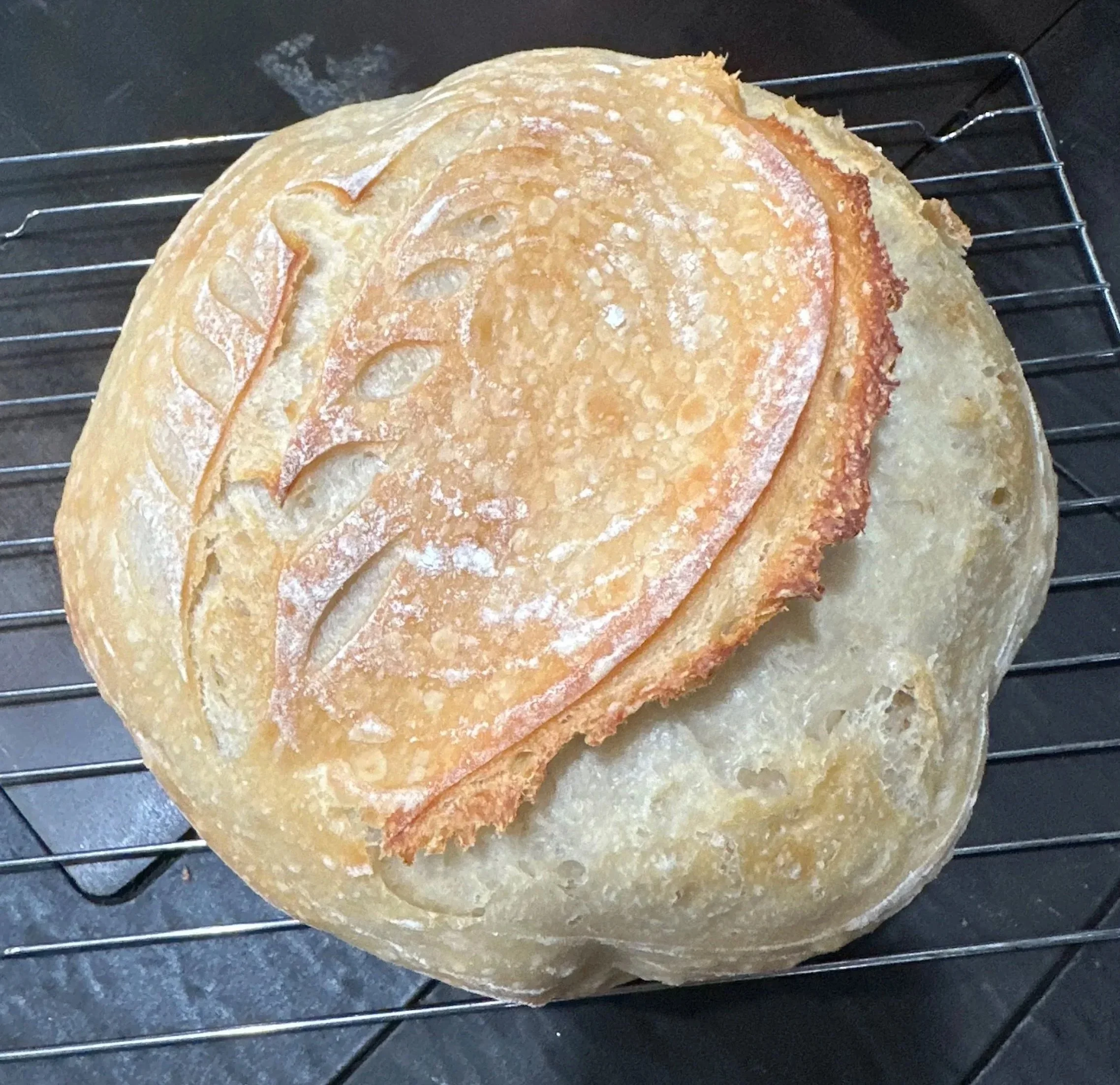 Sourdough bread loaf
