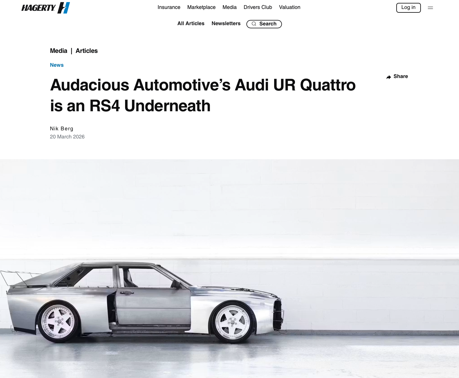 Audacious Automotive Hagerty Publication