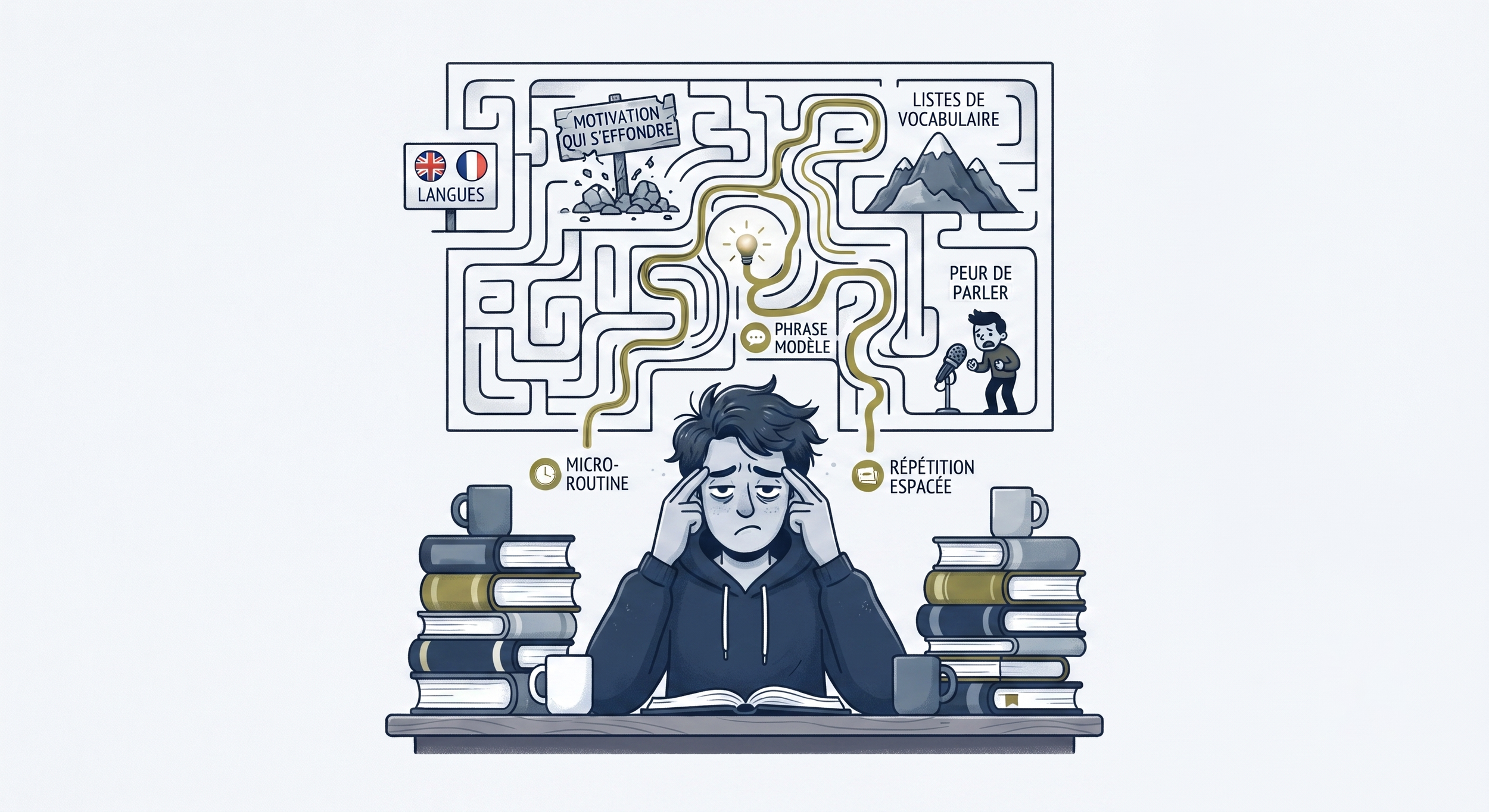 Pourquoi vous n'arrivez pas à apprendre une langue