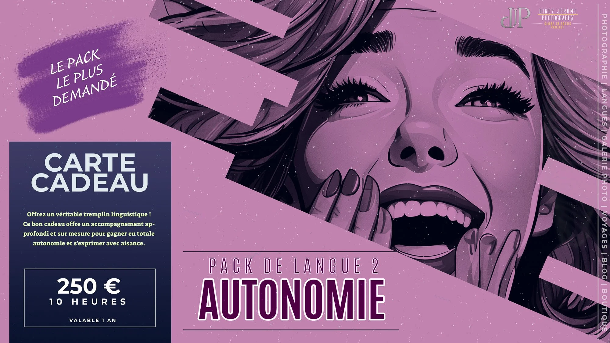 Carte Cadeau – Pack de Langue 2 : Autonomie