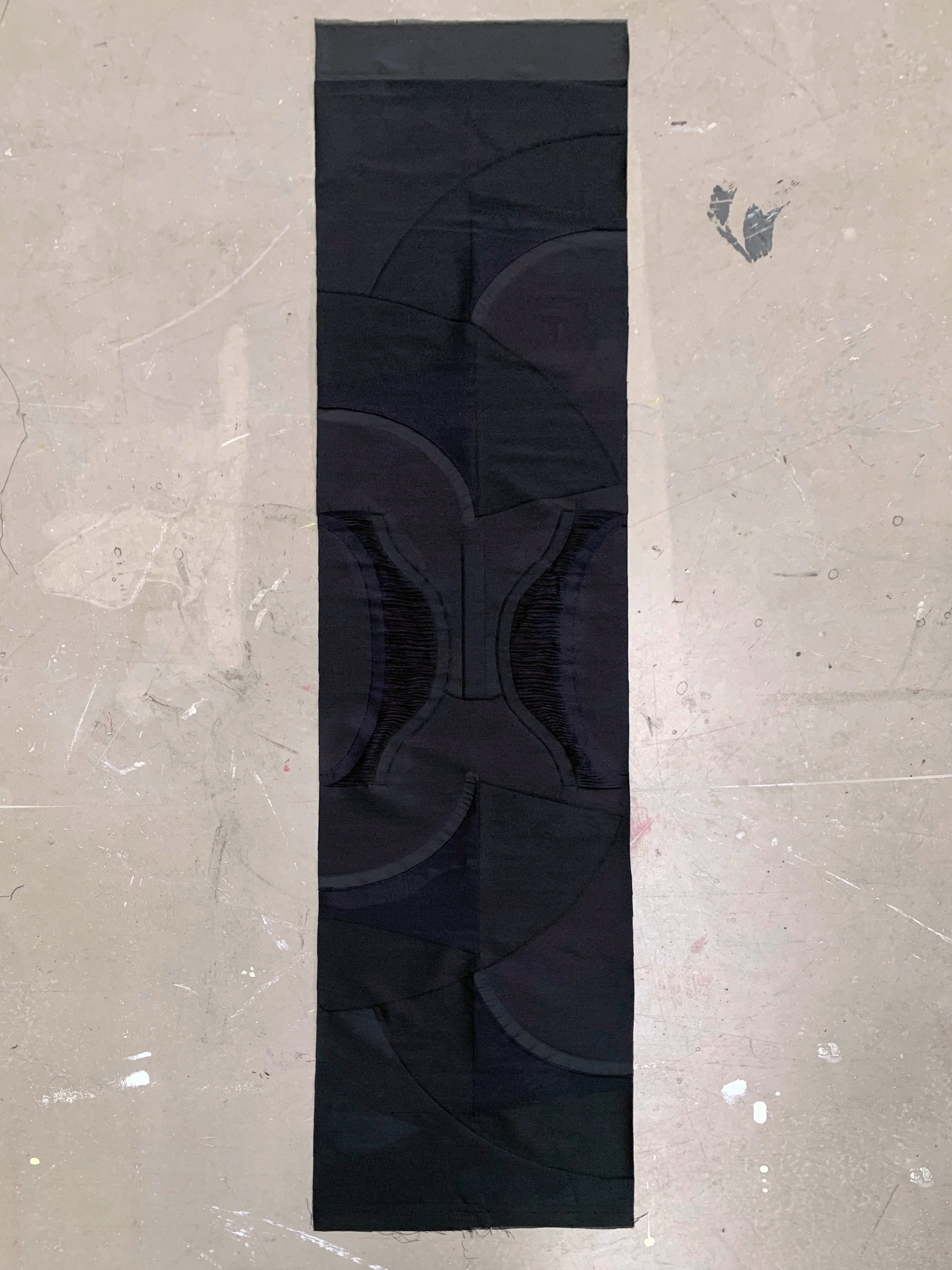 Textile-form Woven dress panel