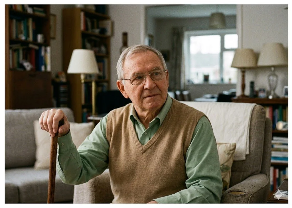 Portrait of an older adult, symbolizing the human-centered approach of expert geriatric organizational development and staff training.