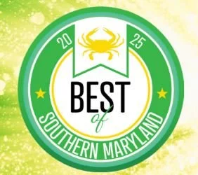 award badge that says 2025 best of southern maryland