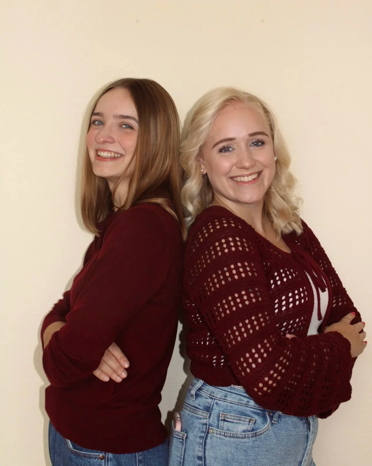 Hanna Steinbinder und Celine Gräber. Kinderkrankenpflegerinnen Weinheim.