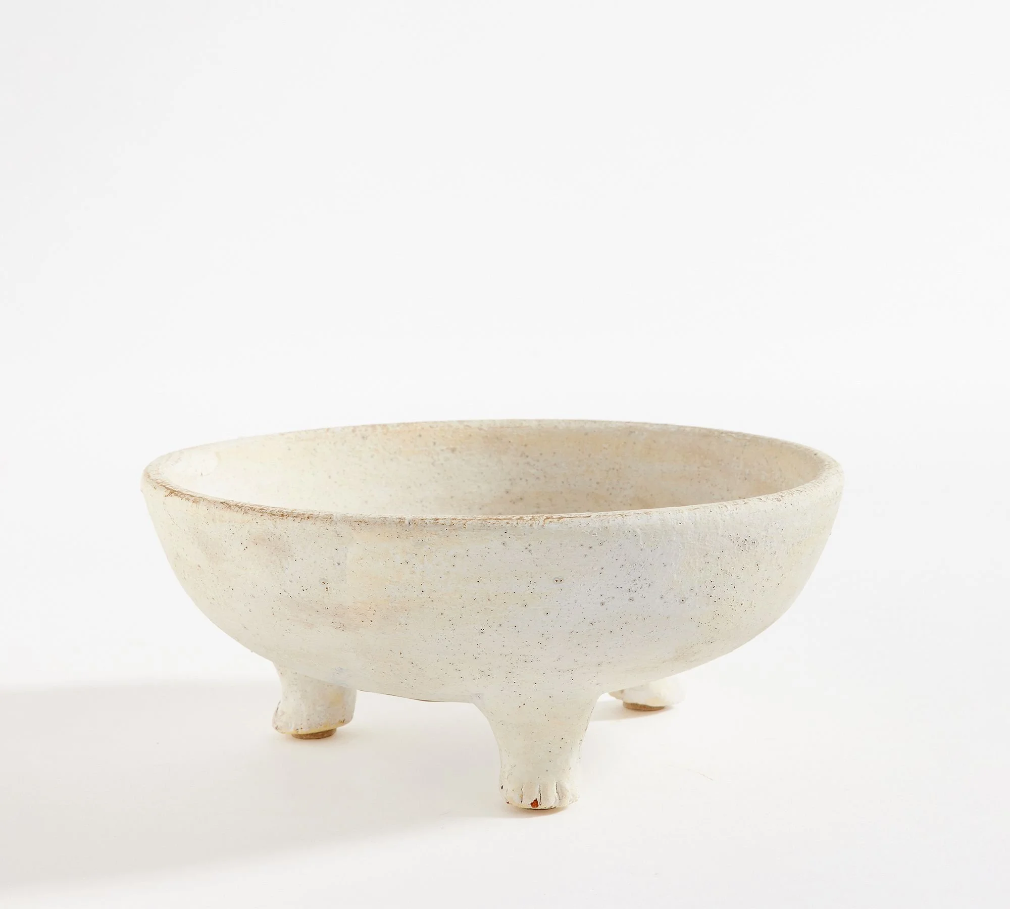Artisan Rustic Handcrafted Ceramic Bowl (9"D x 3.75"H)