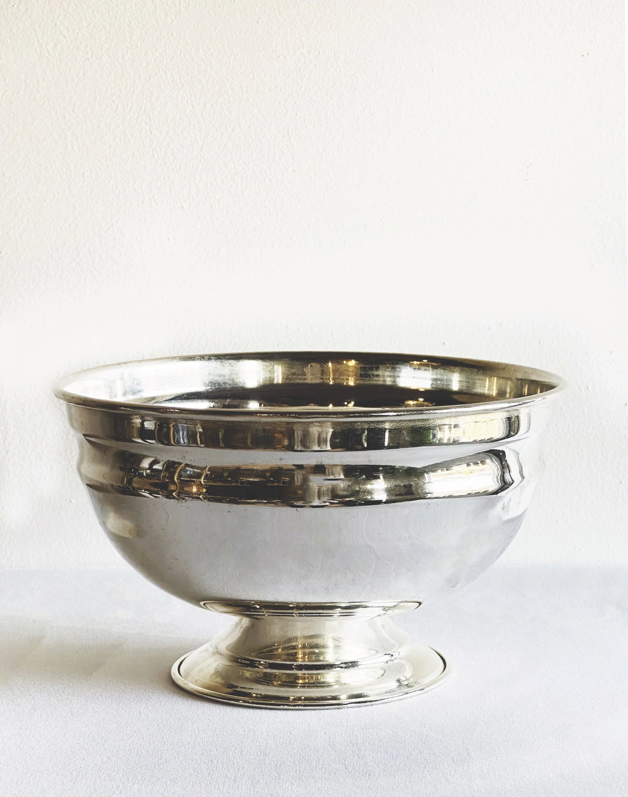 Corvus Silver Bowl (7"H x 10"W)