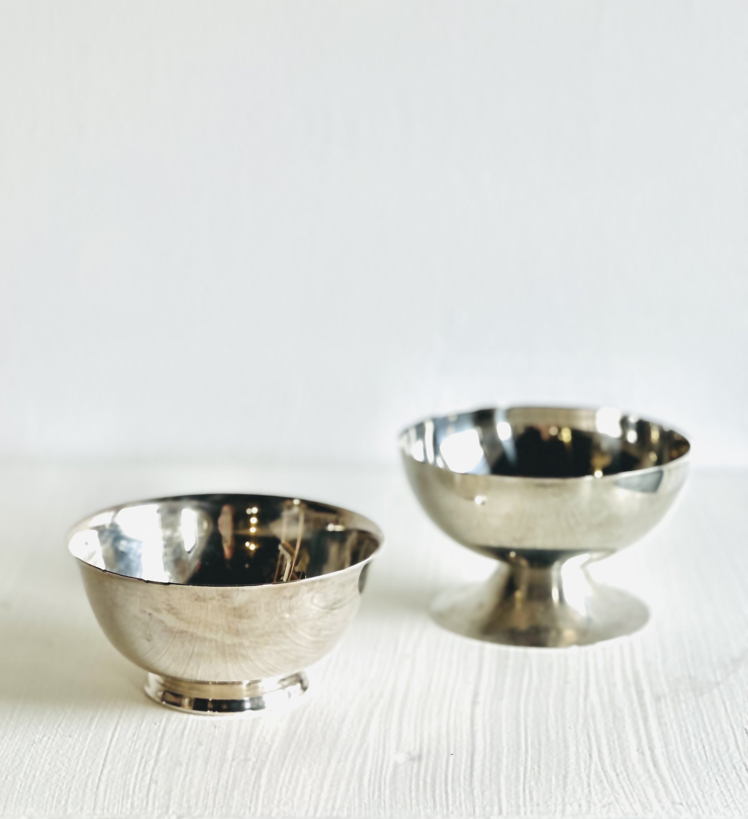 Assorted Thrifted Silver Vessels