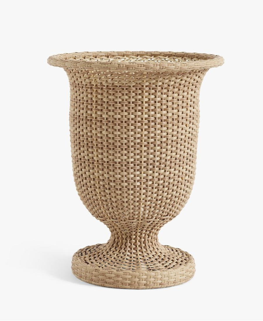 Julia Berolzheimer Woven Planter, X-Large - Natural (20" diam, 25.5" h)