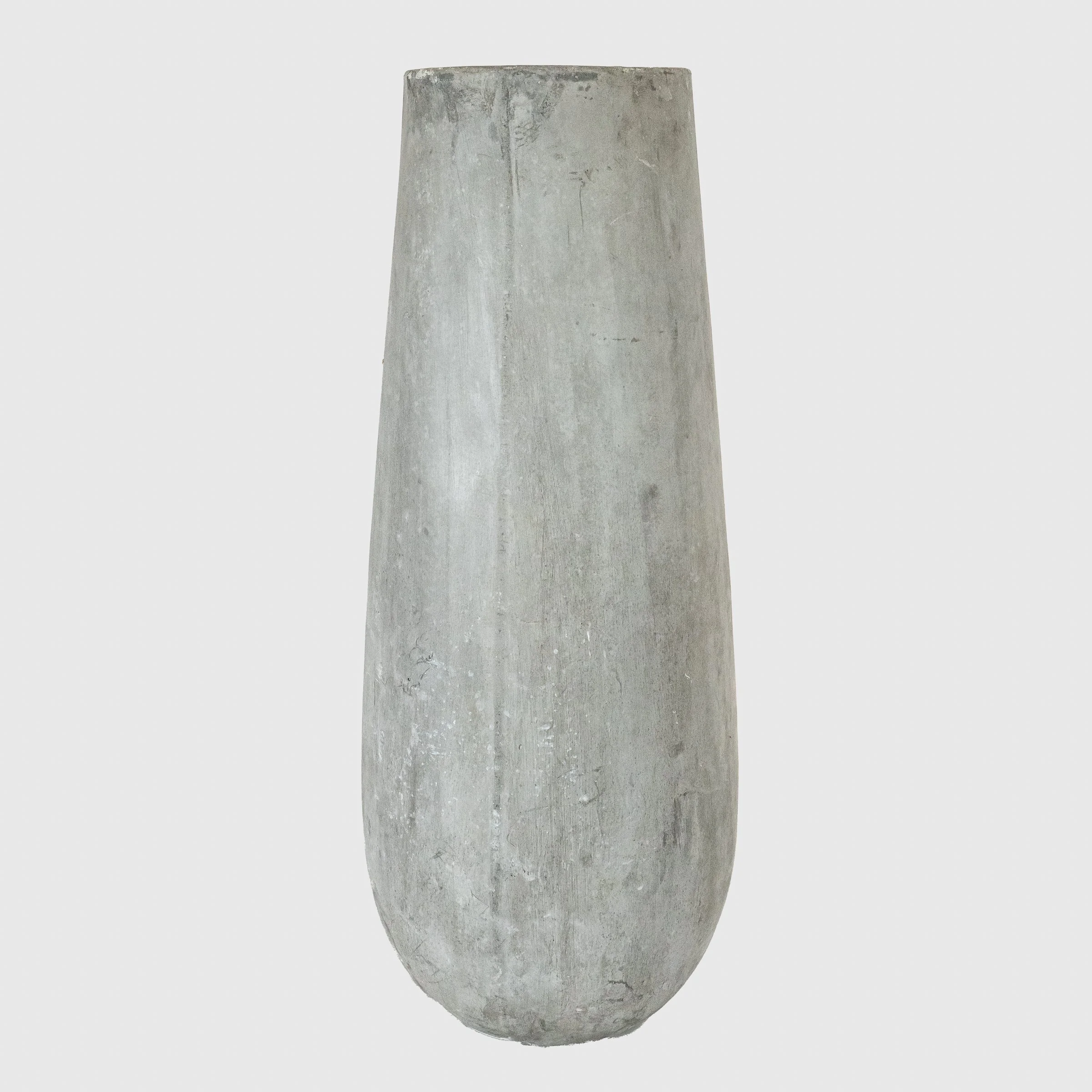 Cement Newport Vase (7.5" x 7.5" x 20")
