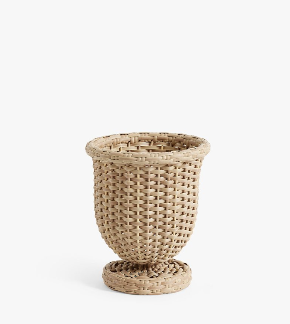 Julia Berolzheimer Woven Planter, Small - Natural (10" diam, 12" h)