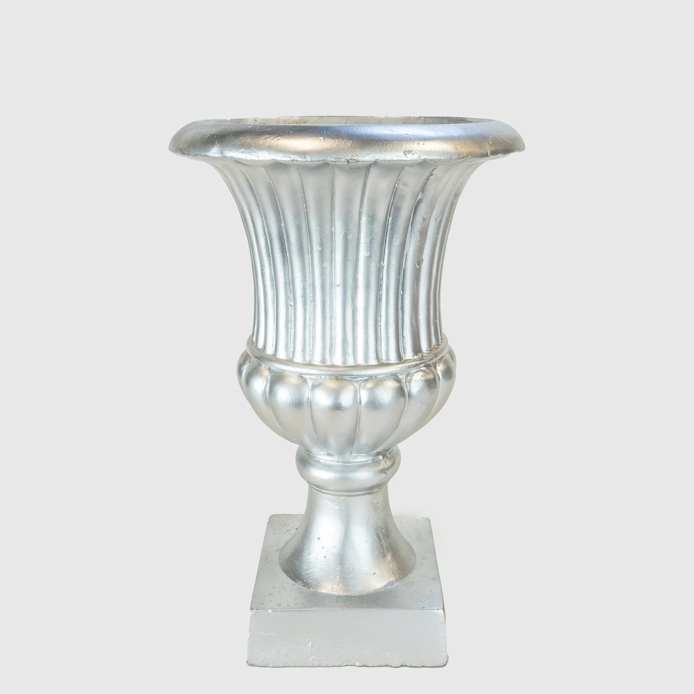 Footed Urn (shown in silver, but can be painted to the color of your choosing)