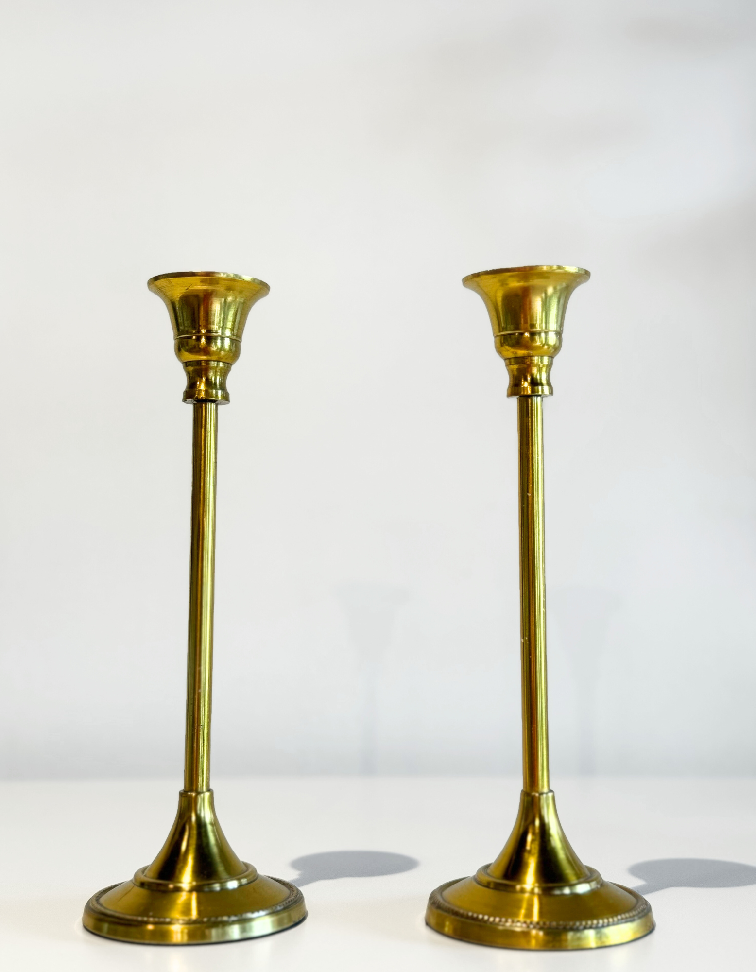 Gold Taper Candlesticks