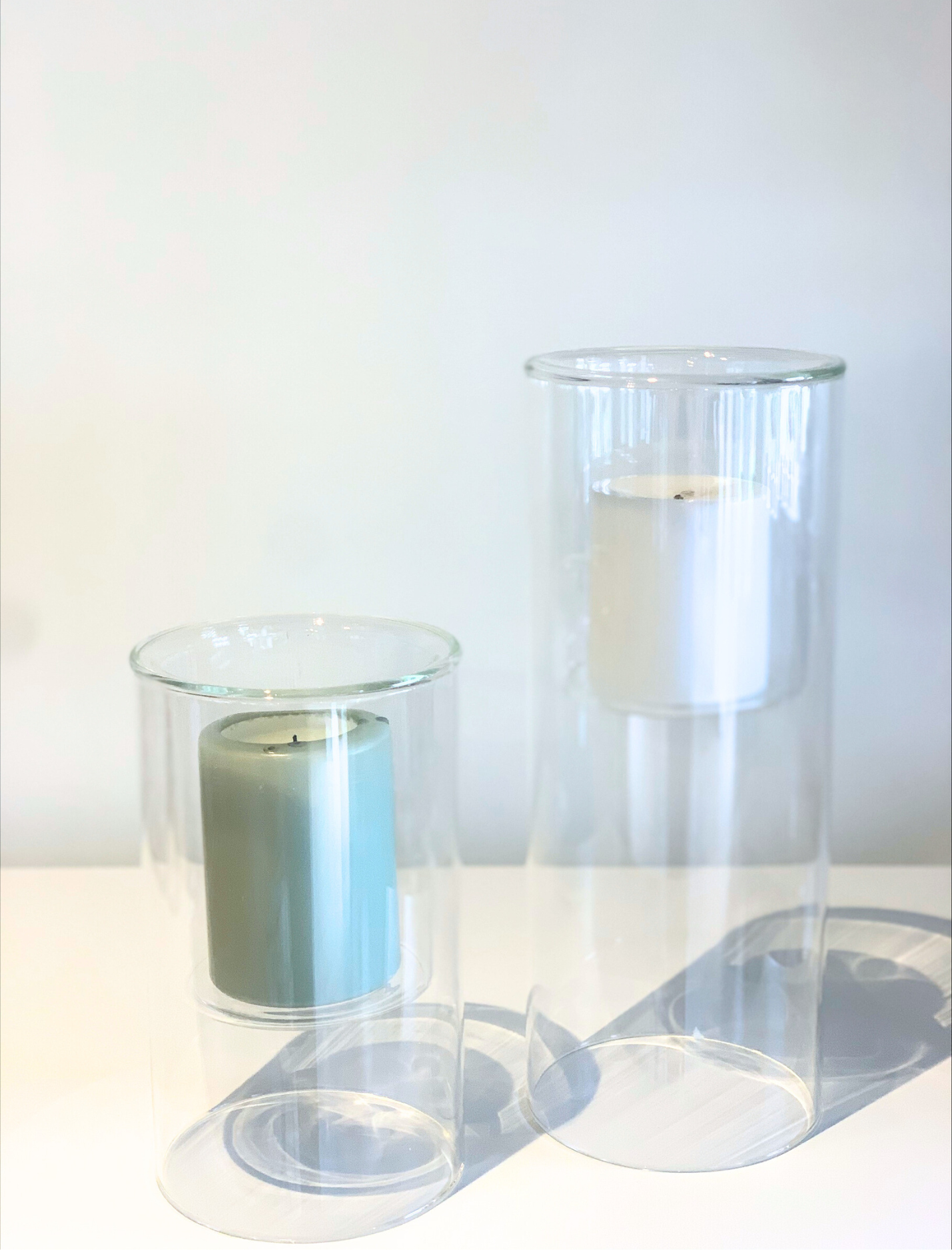 Ethereal Pillar Candle Holders (4.75" x 8.25" | 4.75" x 12.25")