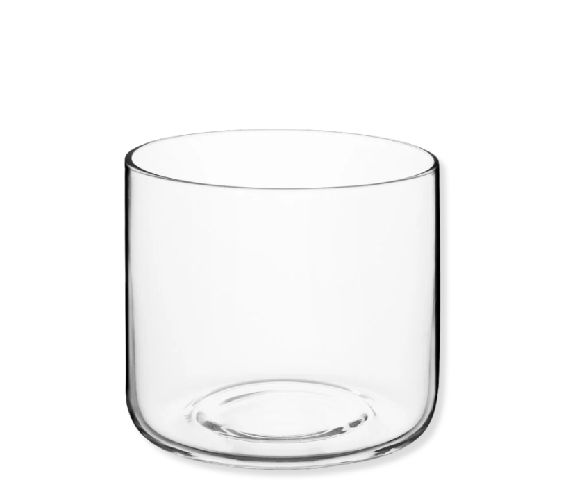 Acopa Cylindrical Glass Votive Holder (3.125" H x 3.5" D)