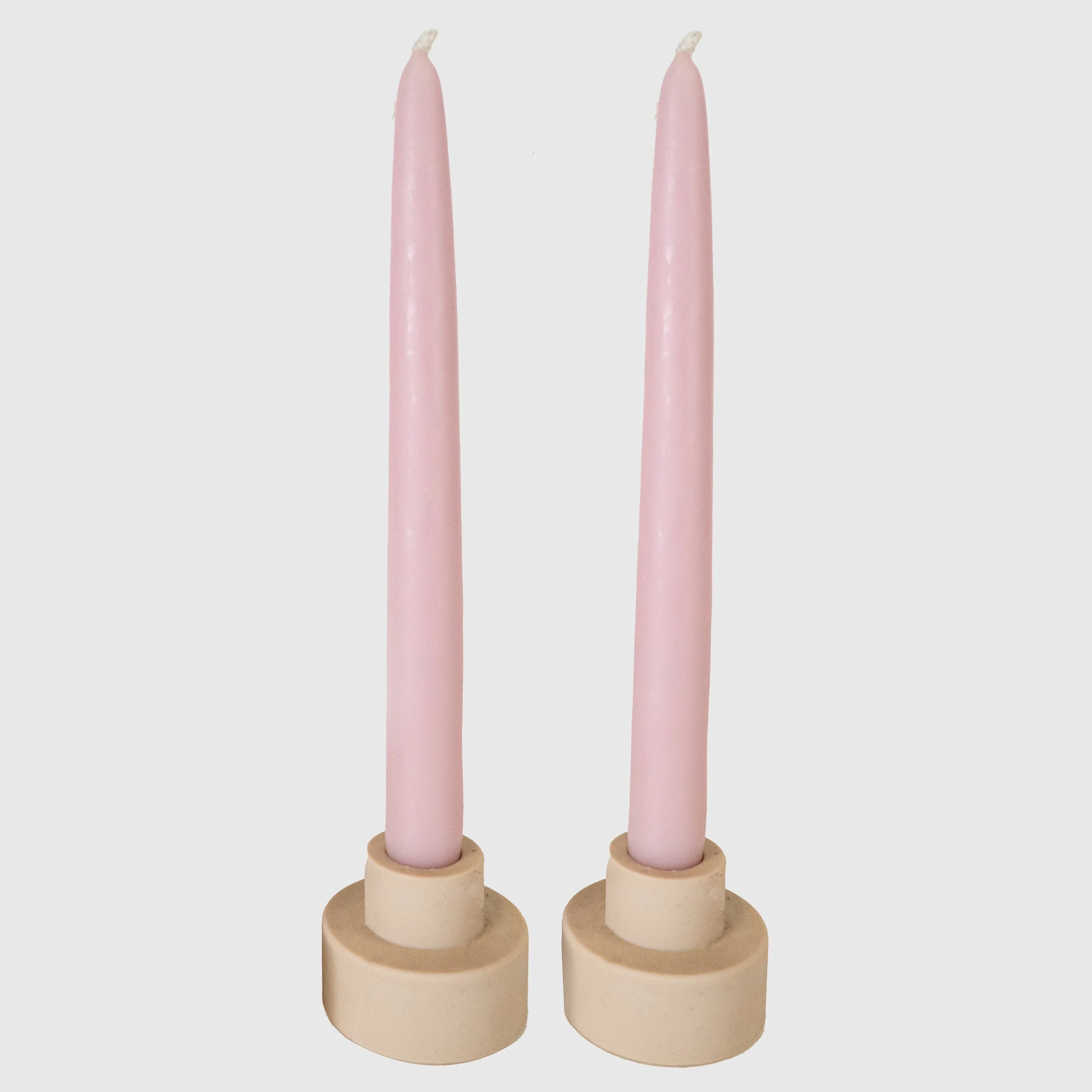 Reversible Ceramic Candle Holders (holds taper + votive candles)