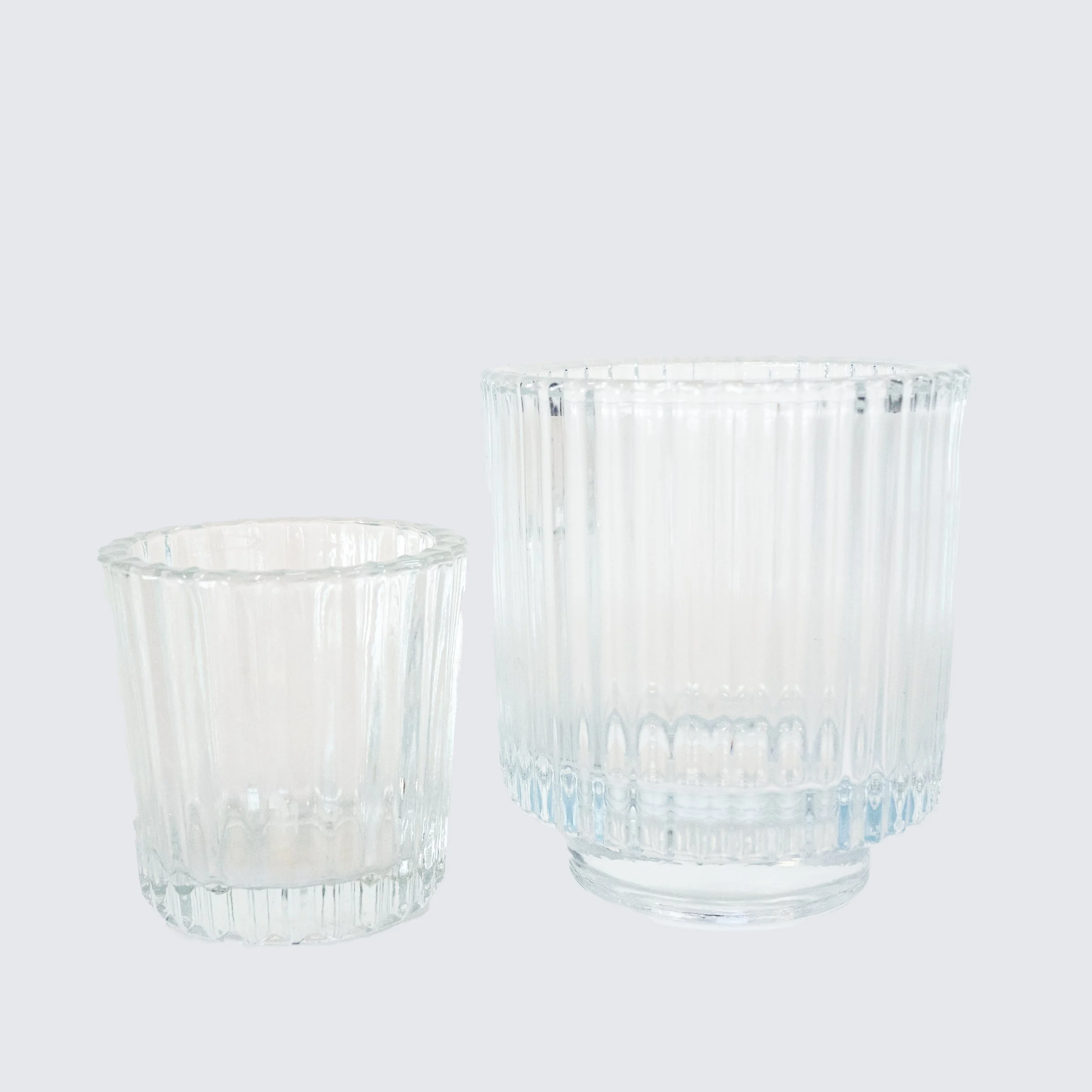 Ezra Glass Votive Candle Holders