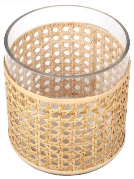 Cane Wrapped Votives