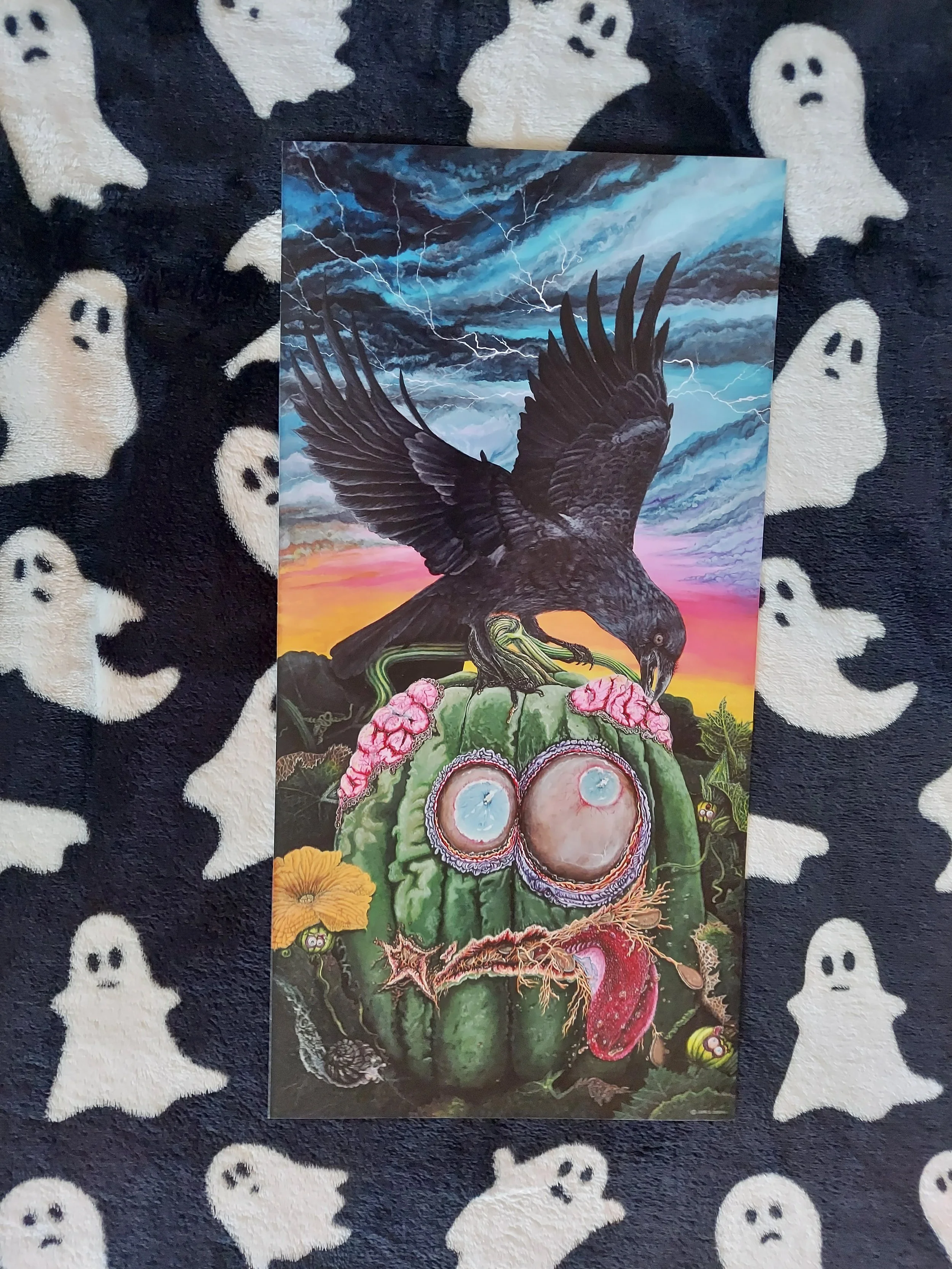 Zombie Pumpkin Photo Print