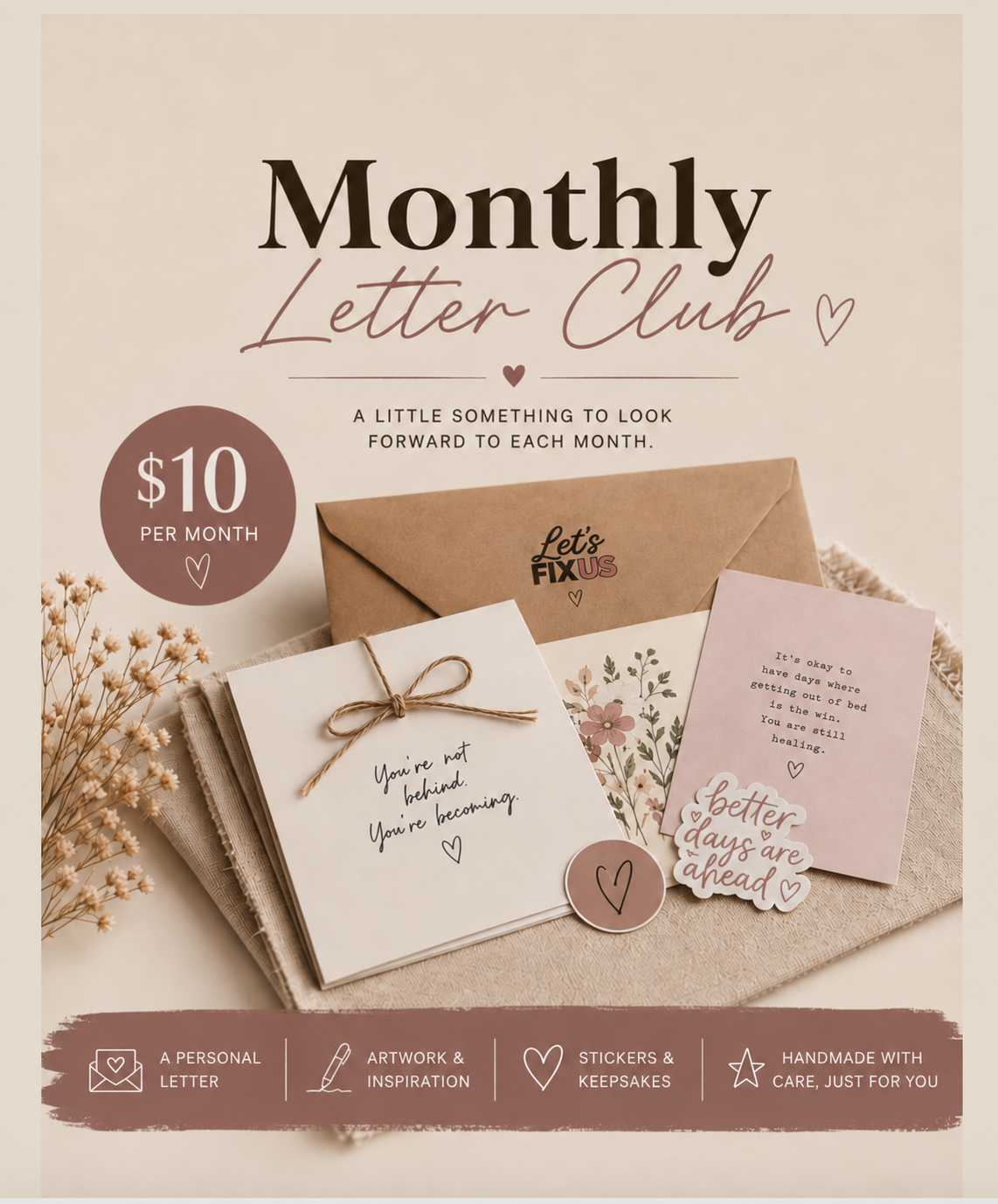 Monthly Letter Club
