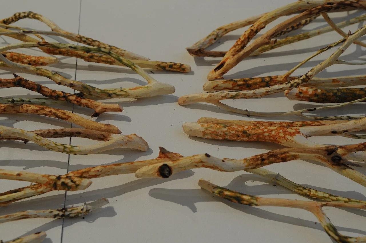 Detalj. Kvistinnstallasjon.