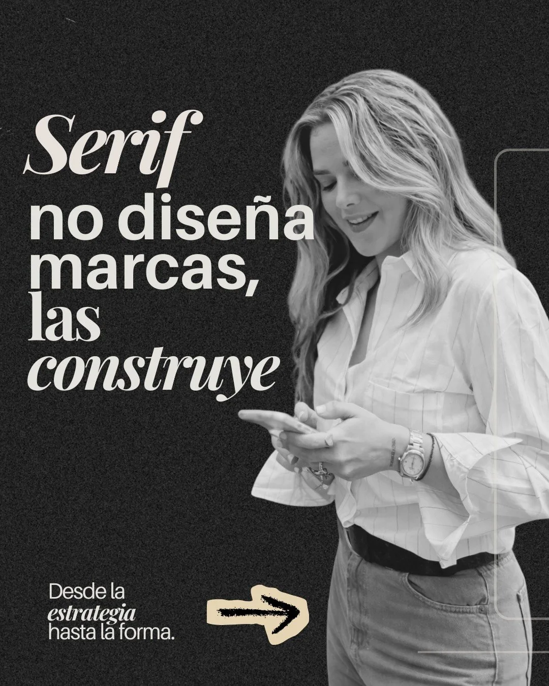 &mdash;
Serif evolucion&oacute;. 🚀

No dise&ntilde;o marcas.
Las construyo.

Para dejar de improvisar,
no alcanza con verse bien.

Tiene que tener sentido.

🎯&mdash;
 #brandingestrategico