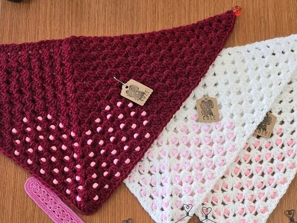 Cozy Crochet Head Scarves