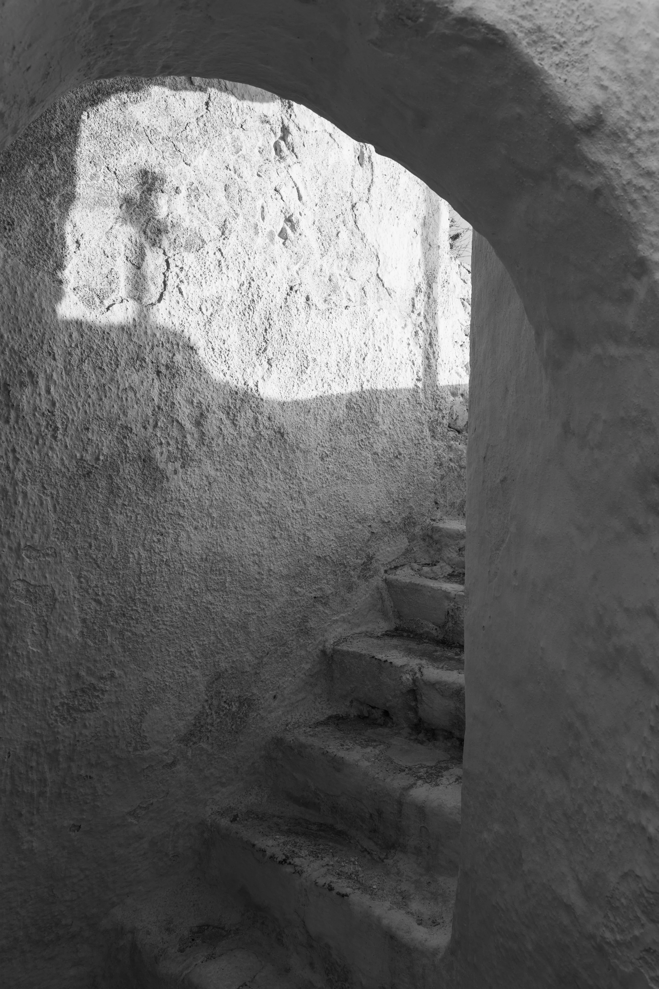 Pyrgos Archway & Steps — Santorini Fine Art Print