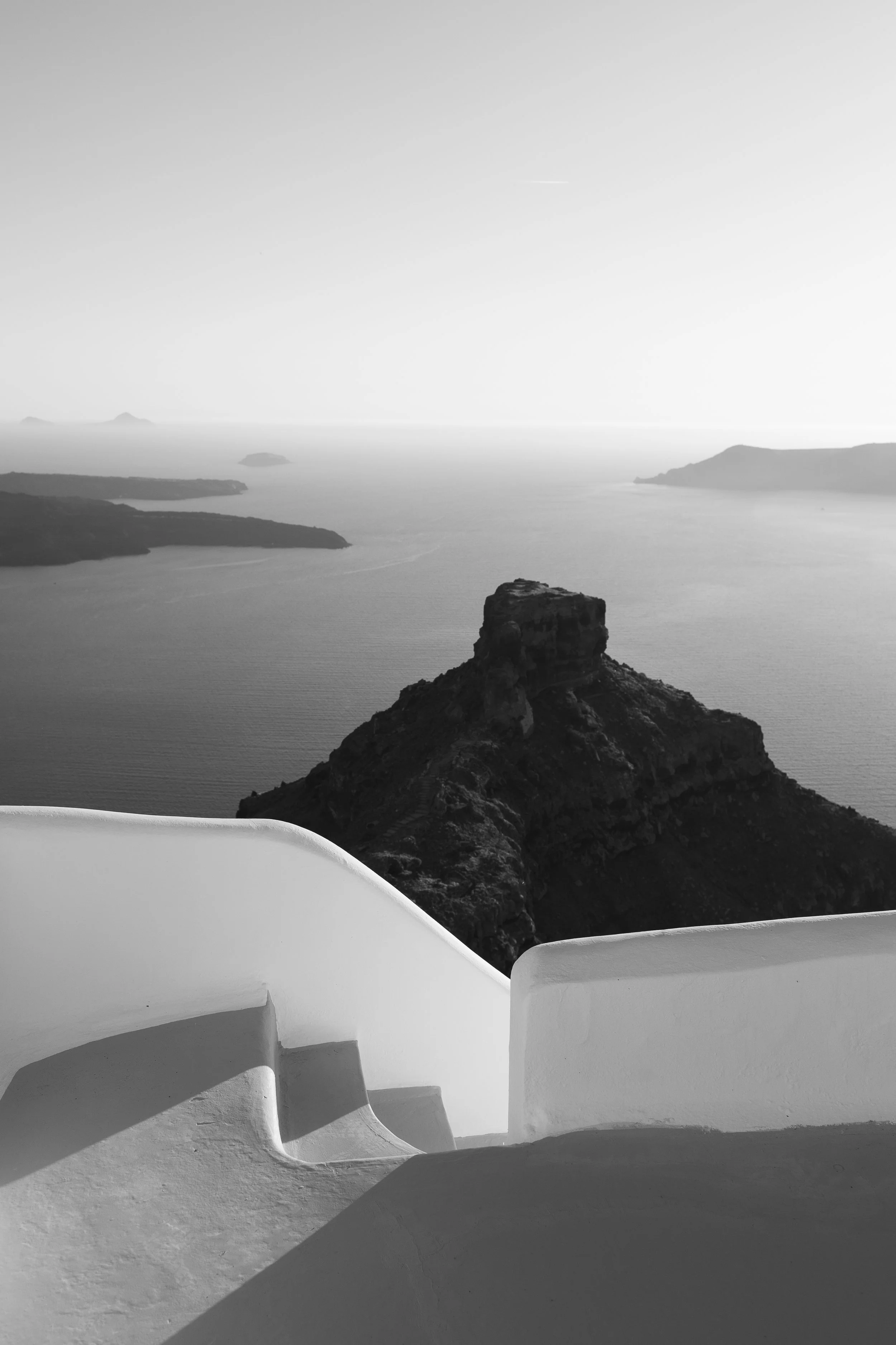 Imerovigli Steps & Skaros — Santorini Fine Art Print