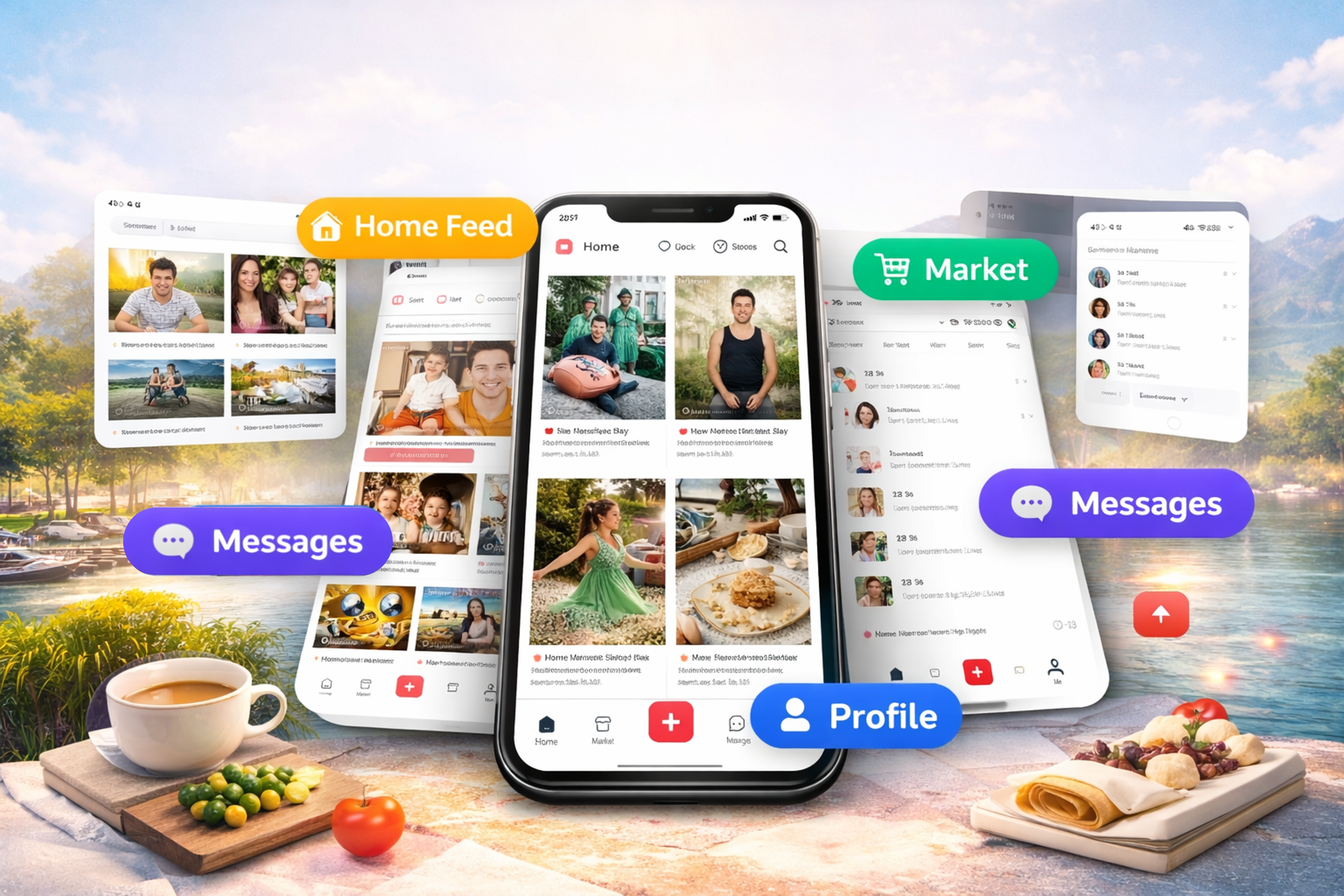 小红书 / RedNote Layout