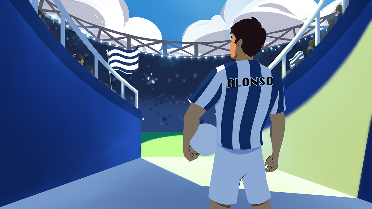Illustrations for Xabi Alonso Animation