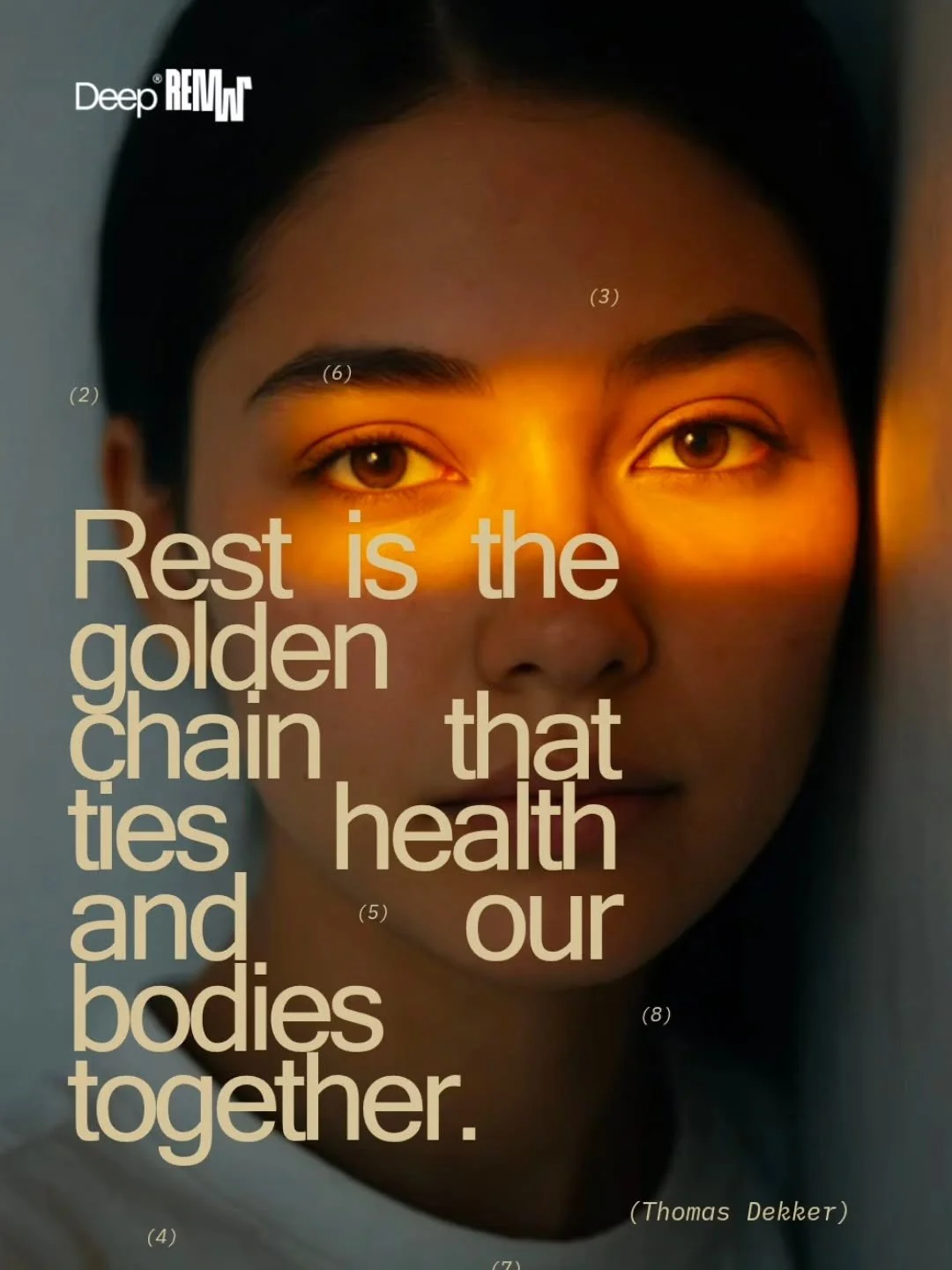 In 1609, Thomas Dekker already knew what science would spend centuries confirming.

Sleep is not a pause. It's the foundation.

DEEPREM exists to help you build it &mdash; with products designed for deep recovery, knowledge rooted in biology, and a c