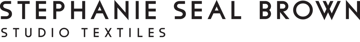 Stephanie Seal Brown Studio Textiles