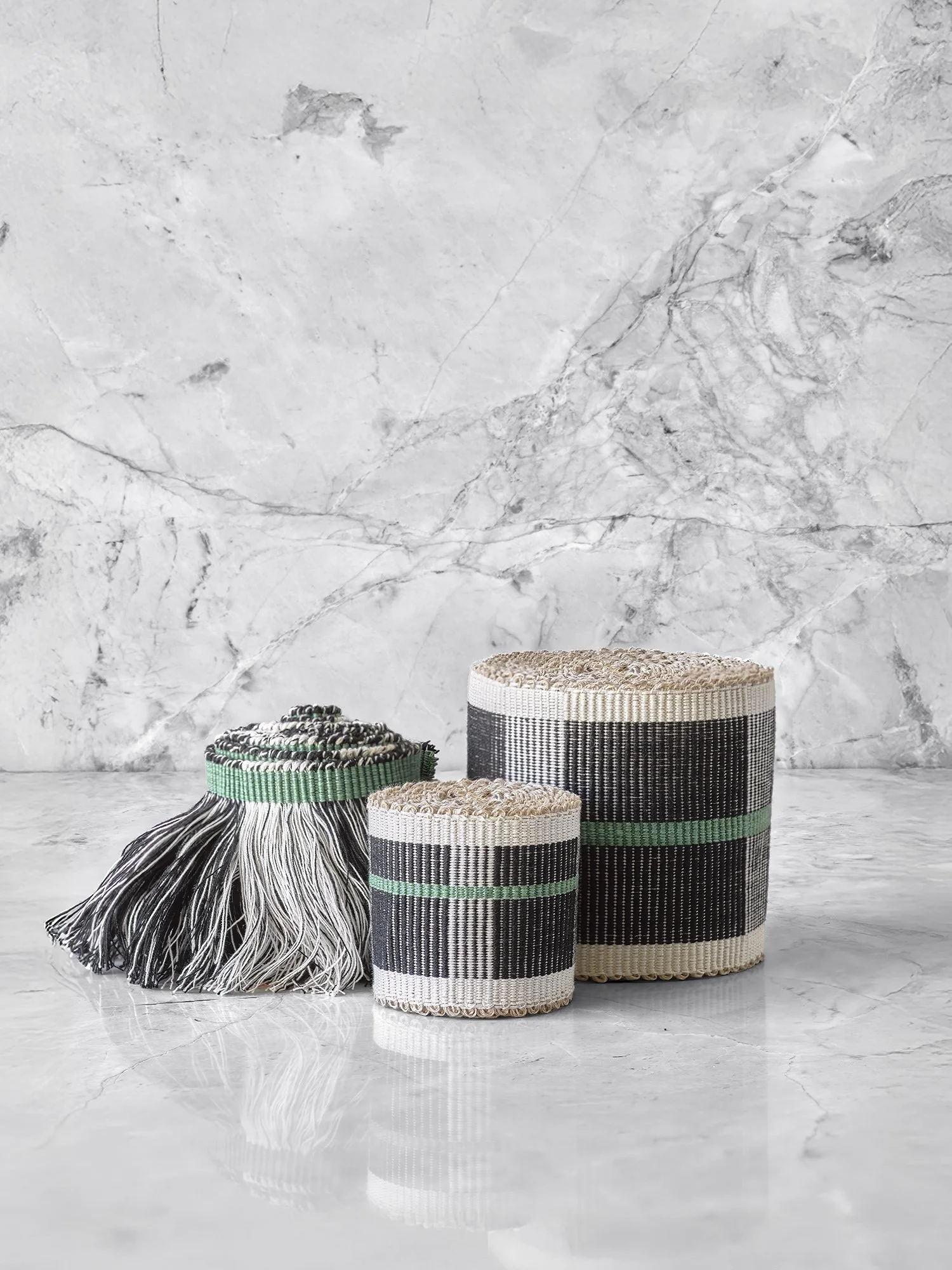 Calcada Tapes & Fringe in Emerald