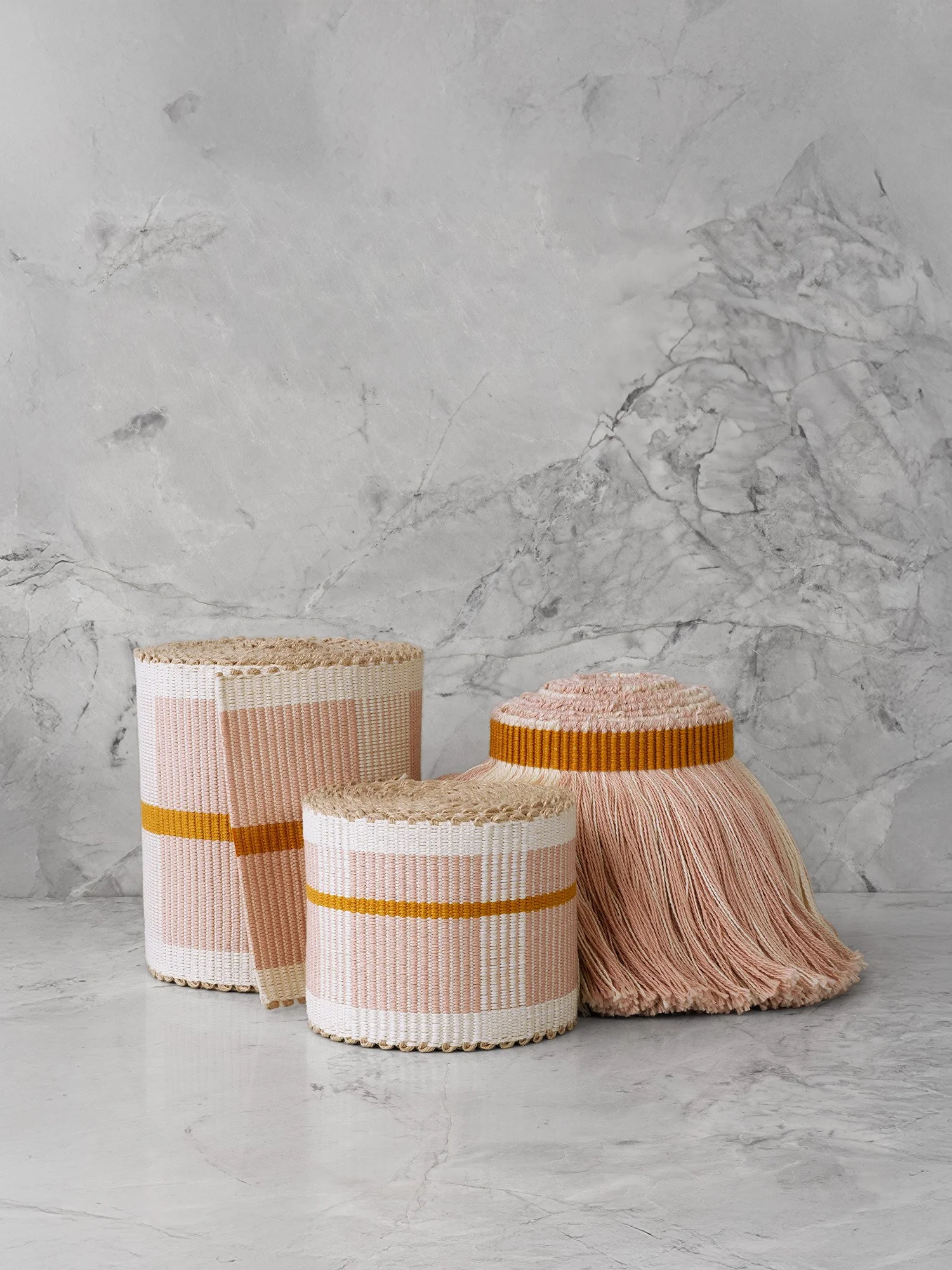 Calcada Tapes & Fringe in Rose Quartz