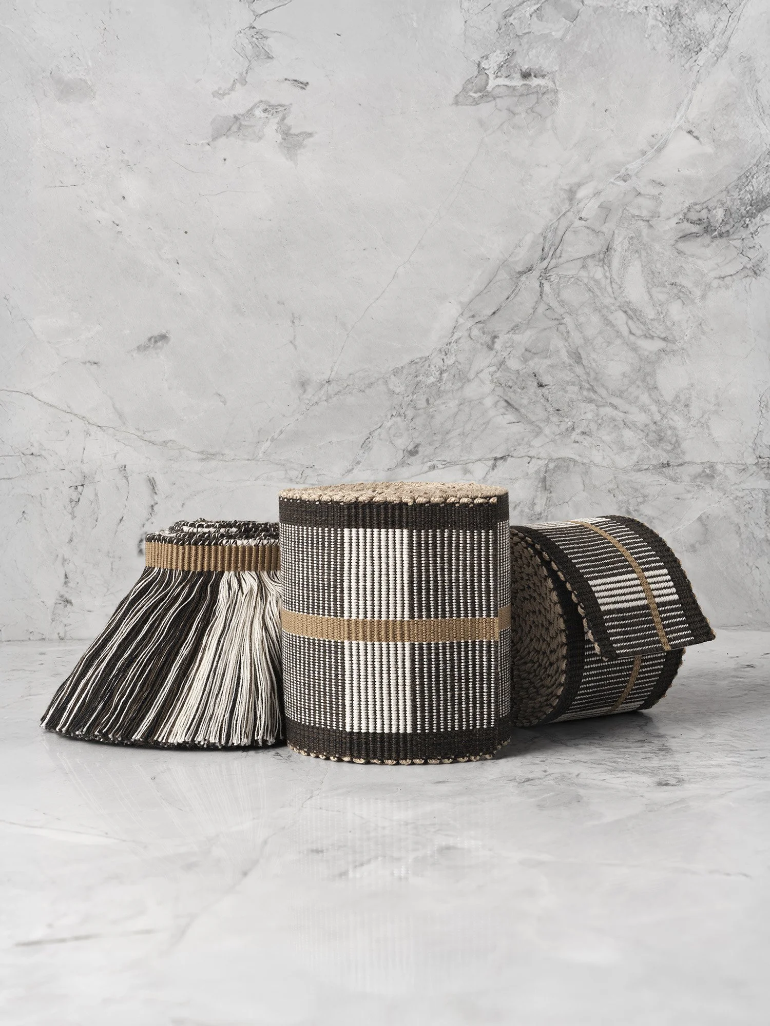 Calcada Tapes & Fringe in Carbon